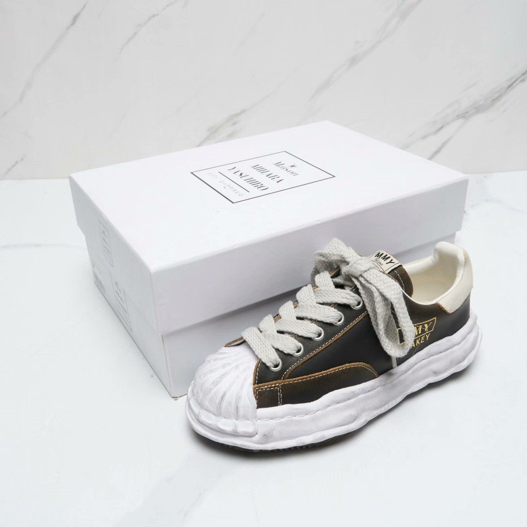 Maison MIHARA YASUHIRO Mihara Yasuhiro Platform Canvas Distressed Shoes Size US 6 / IT 36 - 1 Thumbnail