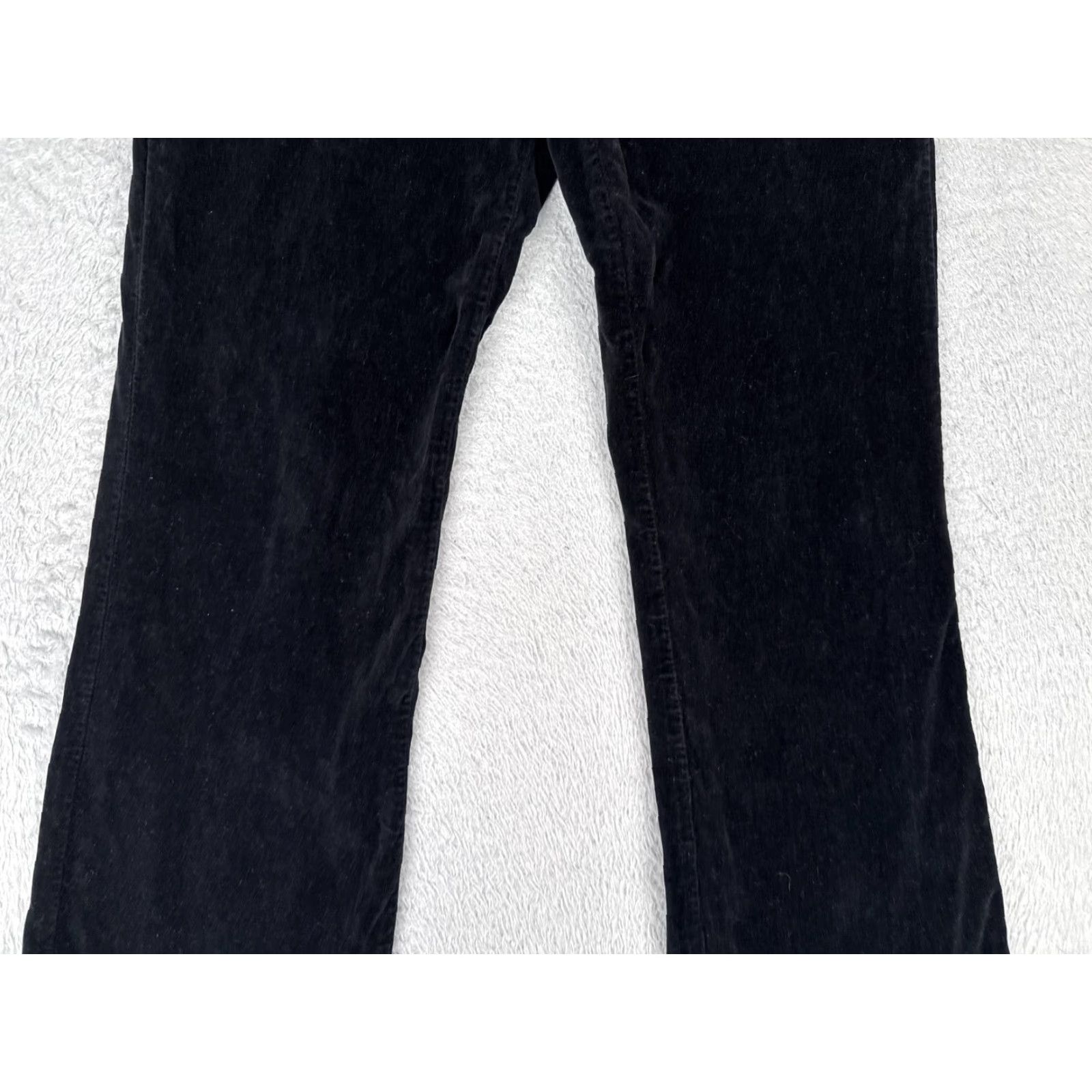 Velvet Blue Cult Jeans Womens 27 Black Velvet Weaver Straight Leg 5 Pocket Stretch Size 27" / US 4 / IT 40 - 3 Thumbnail