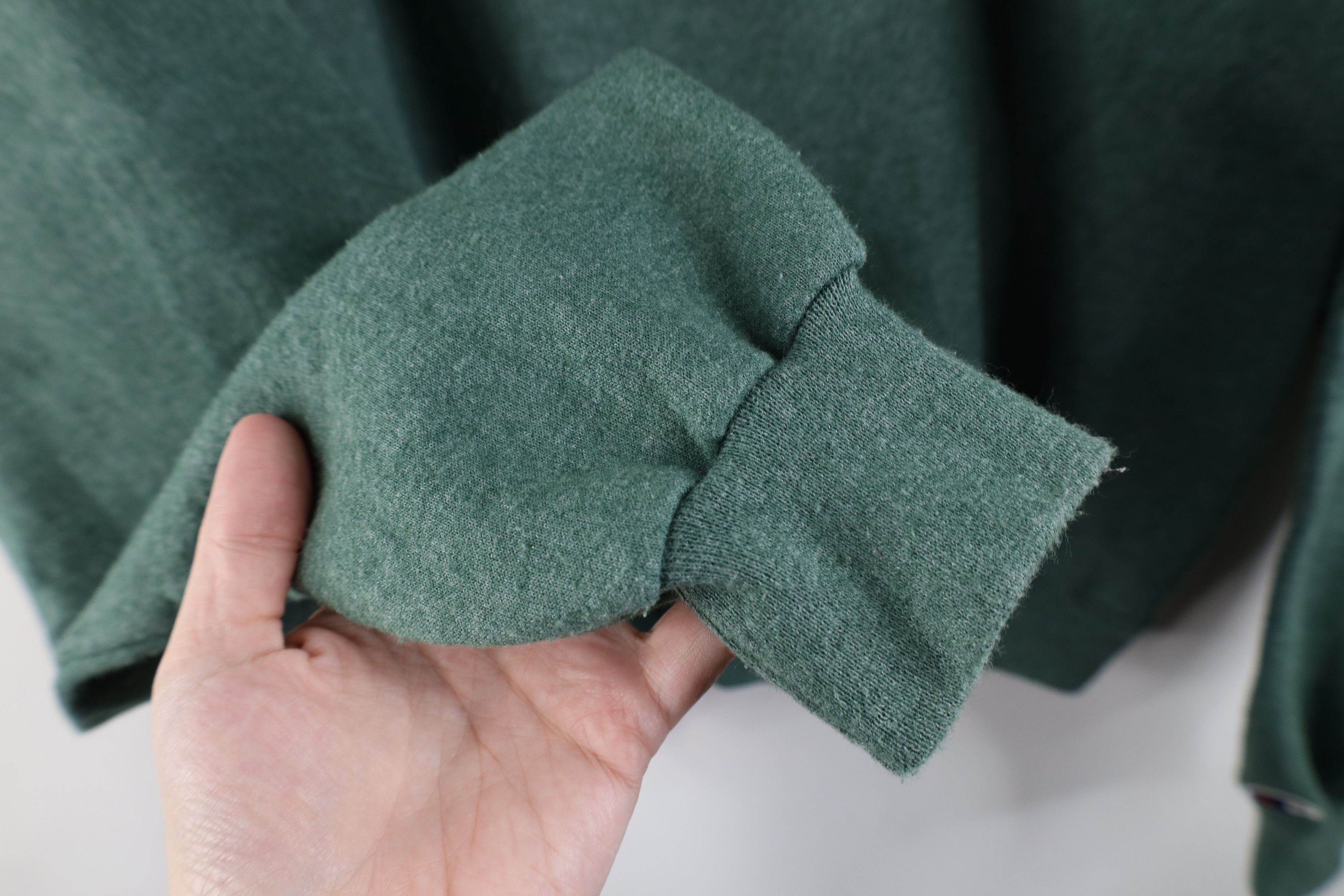 Champion × Vintage Vintage 90s Champion Spell Crewneck Sweatshirt Heather Green Size US M / EU 48-50 / 2 - 7 Thumbnail