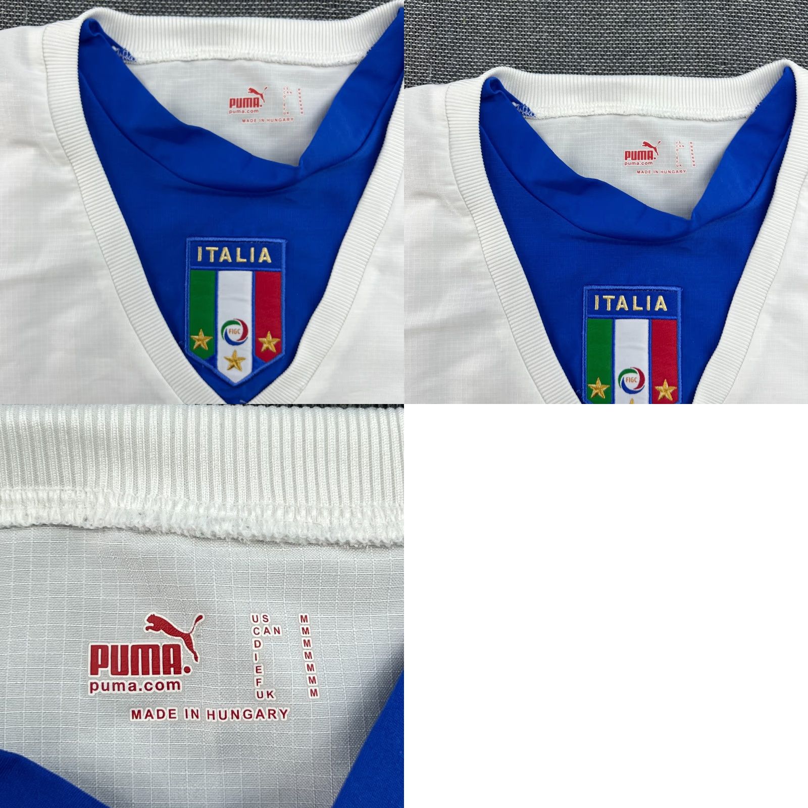 Puma PUMA Italy 2006 2007 Away Football Jersey Mens Medium Shirt White Sports Jersey Short Sleeve Nike Size US M / EU 48-50 / 2 - 9 Thumbnail
