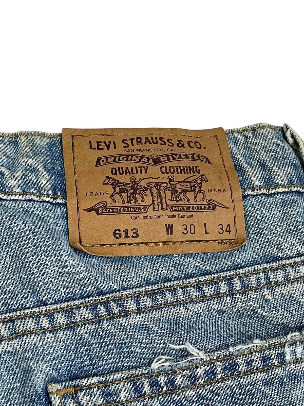 Levi's Levis Orange Tab Local Designer Art Life Selvedge Rework Size US 30 / EU 46 - 25 Thumbnail