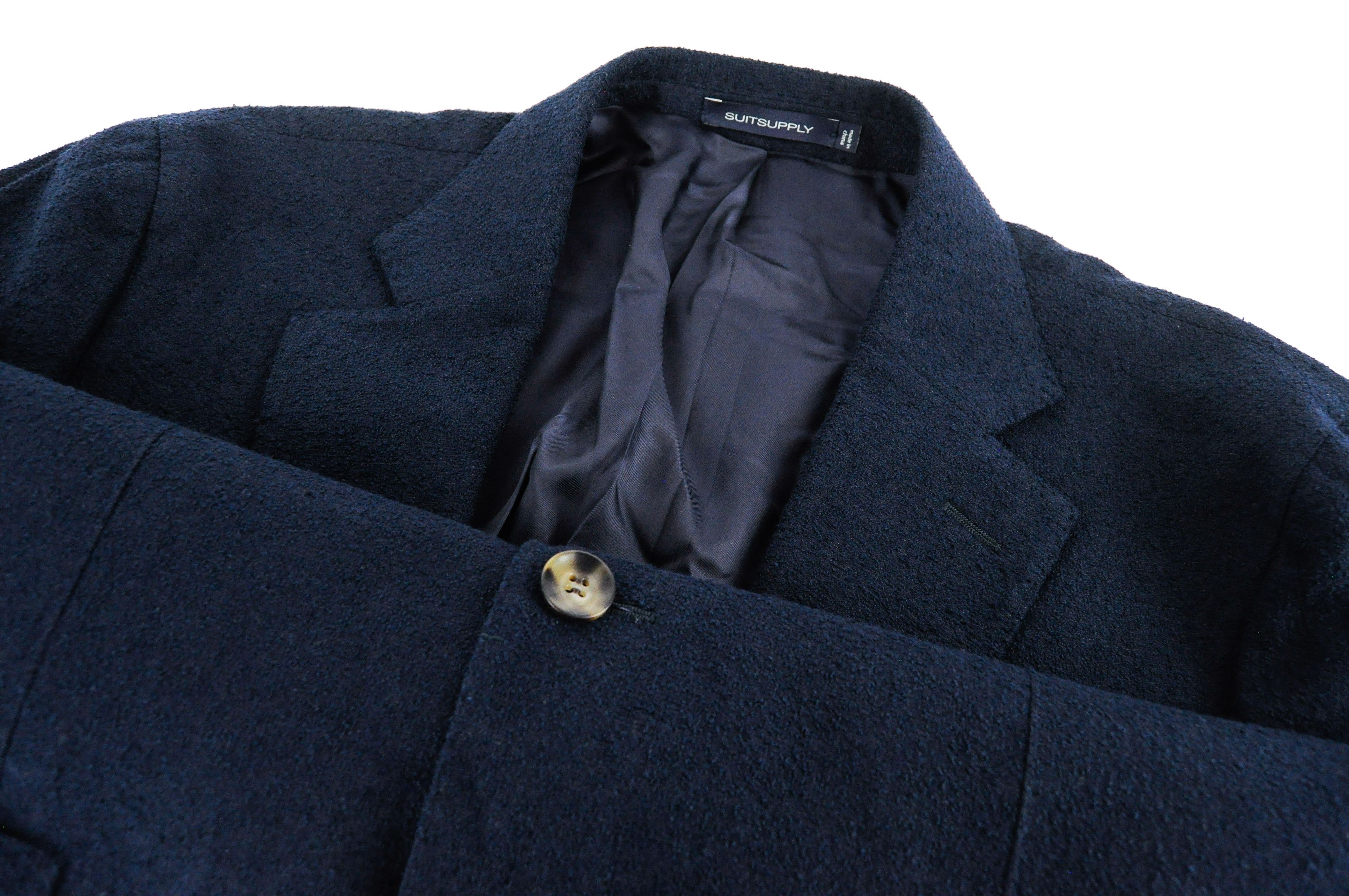 Suitsupply HAVANA PATCH HL UK44R Wool Linen Slim Blazer 55029 Size 44R - 4 Thumbnail