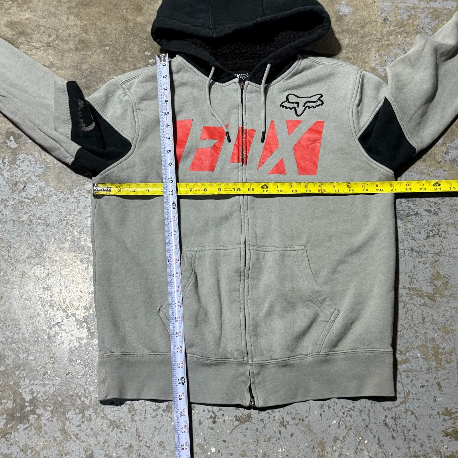Fox Racing Y2K Fox Racing Sherpa Lined Zip Up Hoodie M Size US M / EU 48-50 / 2 - 6 Thumbnail