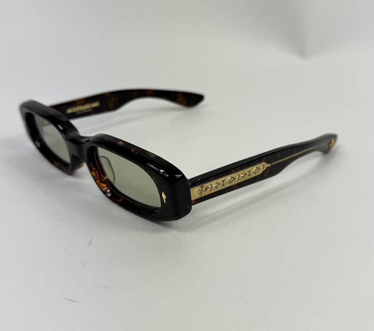 Jacques Marie Mage UMIT BENAN HULYA OVAL FRAME ACETATE SUNGLASSES 70/150 Size 32 - 2 Thumbnail