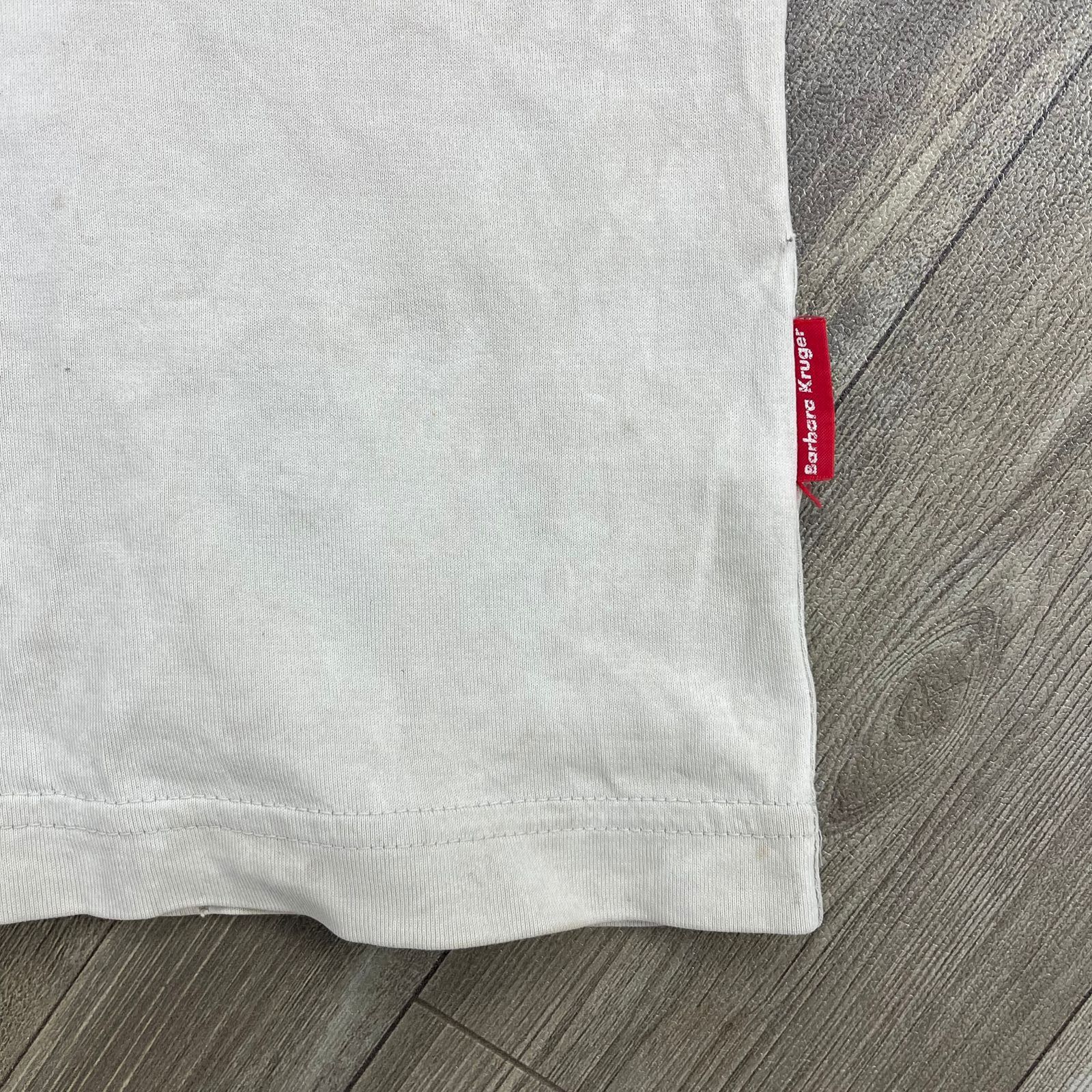 If Six Was Nine × Japanese Brand × Le Grande Bleu (L.G.B.) Barbara Kruger Who Laugh Last destroyed Tshirt Size US M / EU 48-50 / 2 - 11 Thumbnail