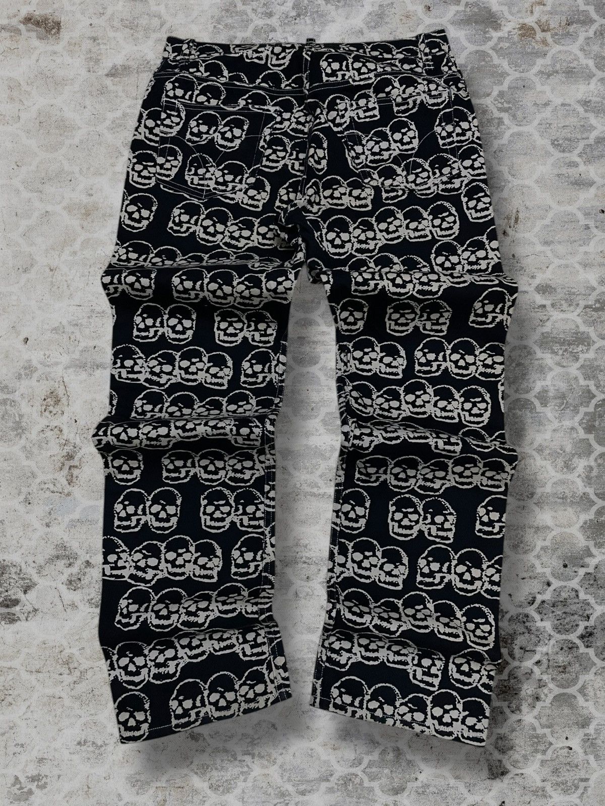 Hysteric Glamour Vintage Og Japan Designer Hysteric Glamour Skull Punk Pant Size US 28 / EU 44 - 8 Thumbnail