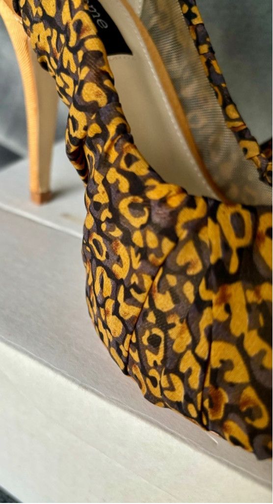 Other Theme Brand Animal Print Heels Size US 7 / IT 37 - 3 Thumbnail