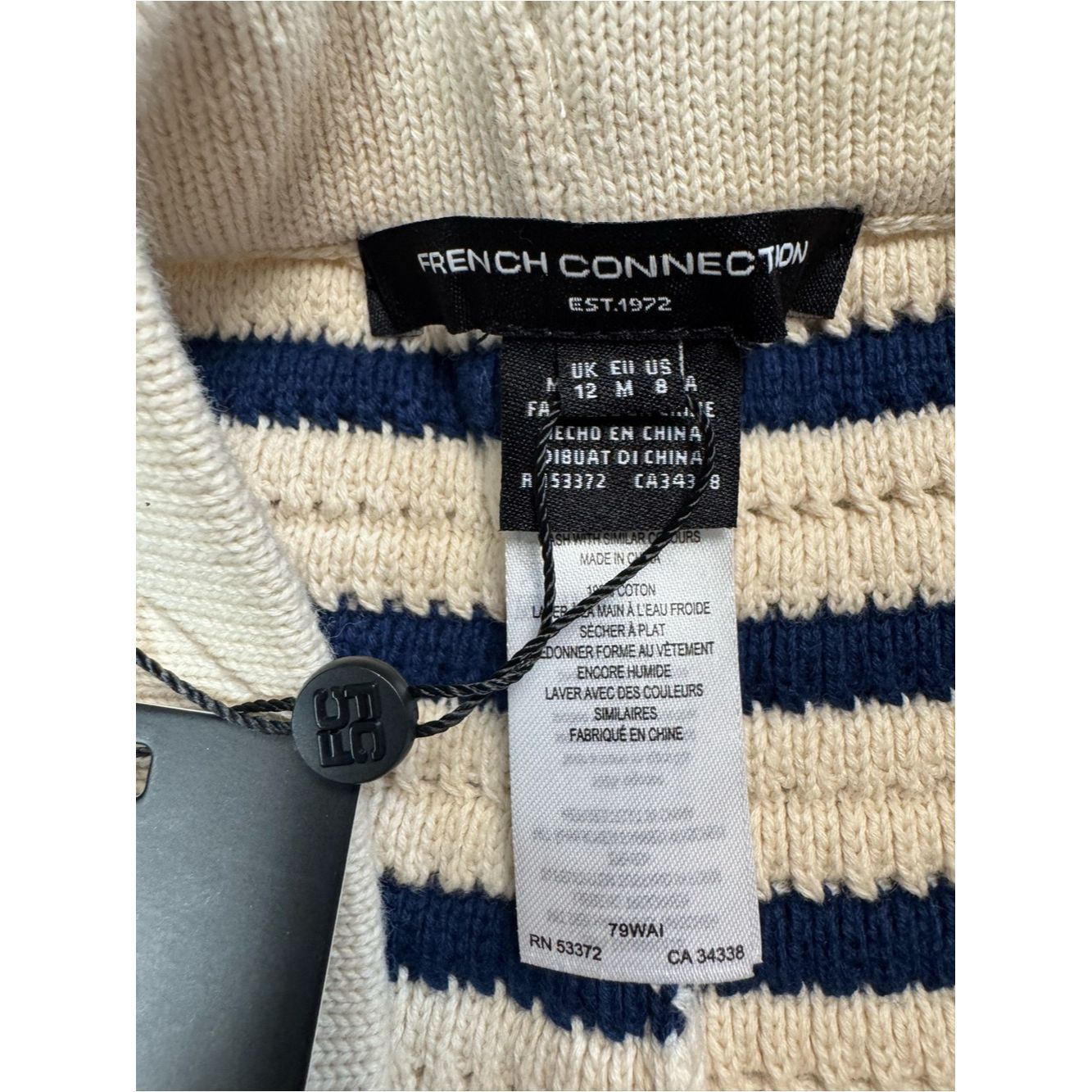 French Connection NWT New French Connection Lumi Mozart Crochet Short Ercu Mi Size 32" / US 10 / IT 46 - 5 Thumbnail