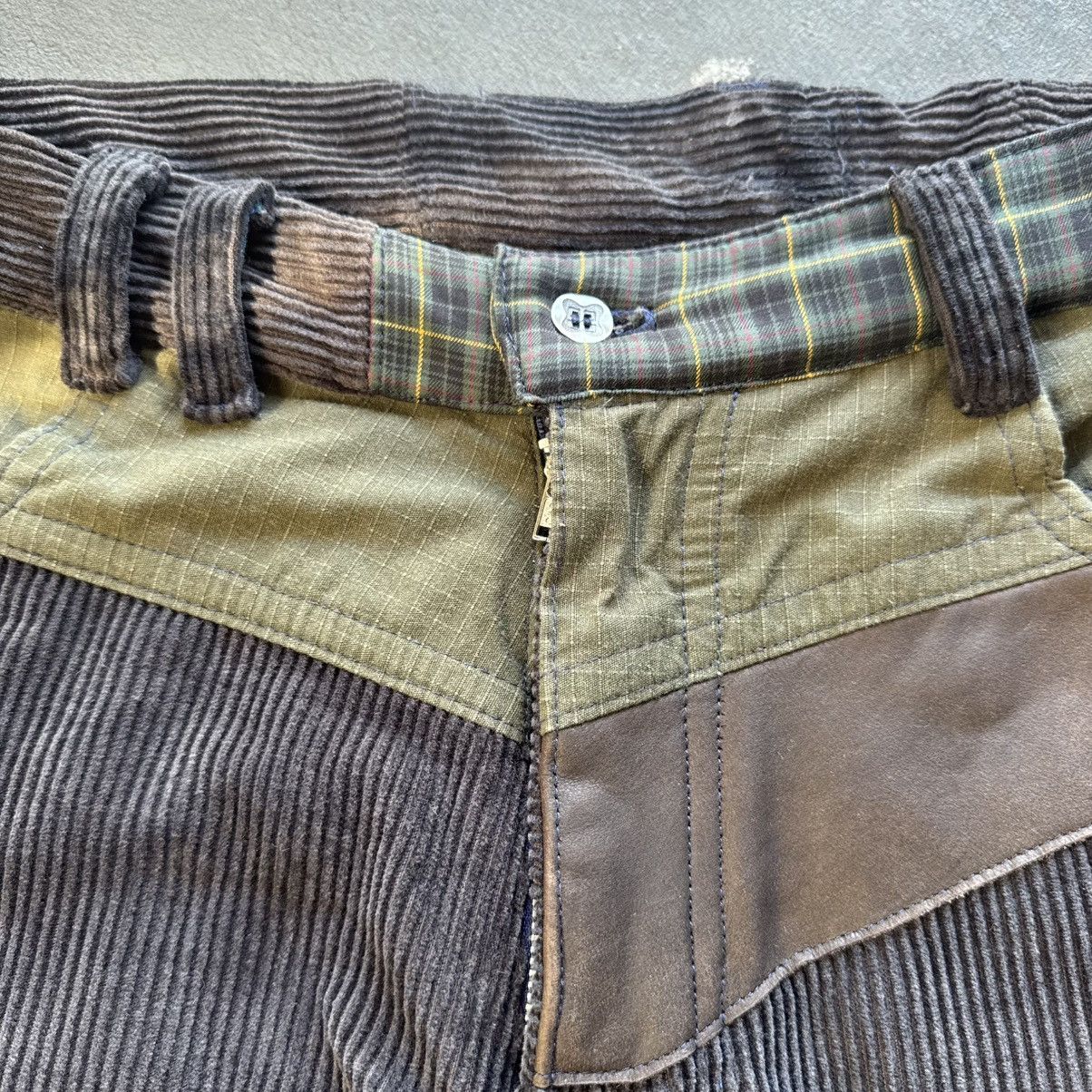 Handmade Upcycled corduroy capris Size US 32 / EU 48 - 2 Thumbnail