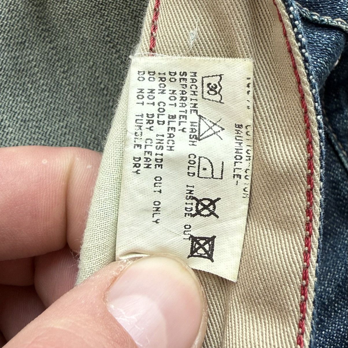Marithe + Francois Girbaud Marithe Francois Girbaud Blue Jeans Avant Garde Pants Size US 31 - 8 Thumbnail