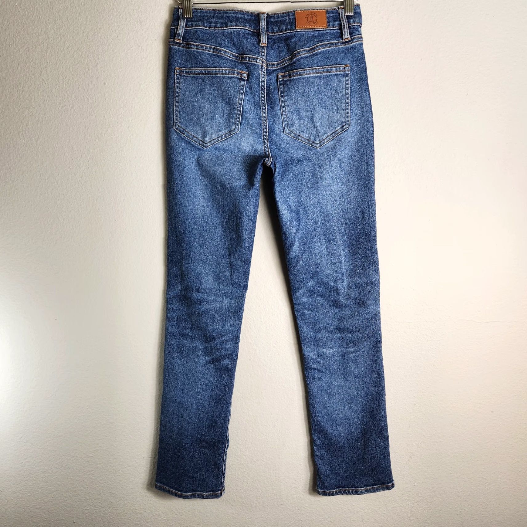Lands' End Lands' End Womens Recover Mid Rise Straight Leg Jeans-Size 4 Blue Size 27" / US 4 / IT 40 - 7 Thumbnail
