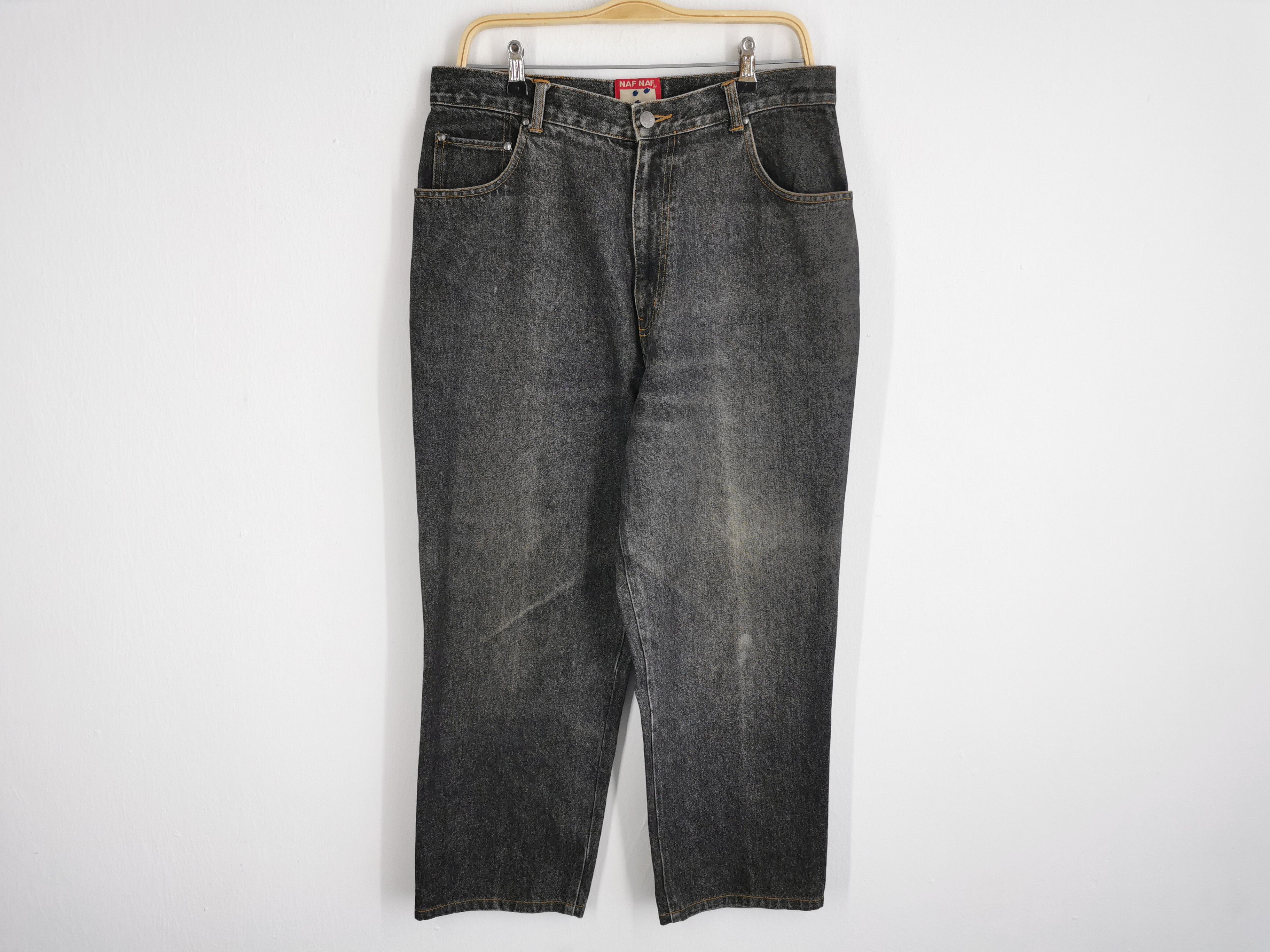Designer × Issey Miyake Vintage 90s Naf Naf X Issey Miyake Denim Jeans Size 34 Size US 34 / EU 50 - 2 Thumbnail