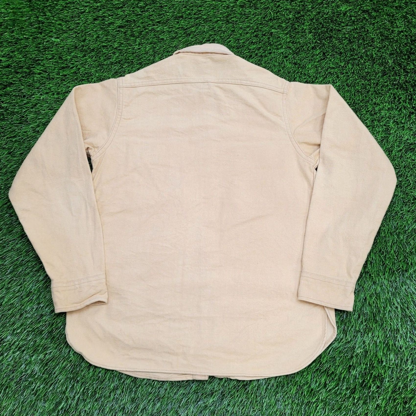 Vintage VINTAGE Woolrich Flannel Button Shirt Womens Medium 19x26 Yellow Size M / US 6-8 / IT 42-44 - 2 Thumbnail