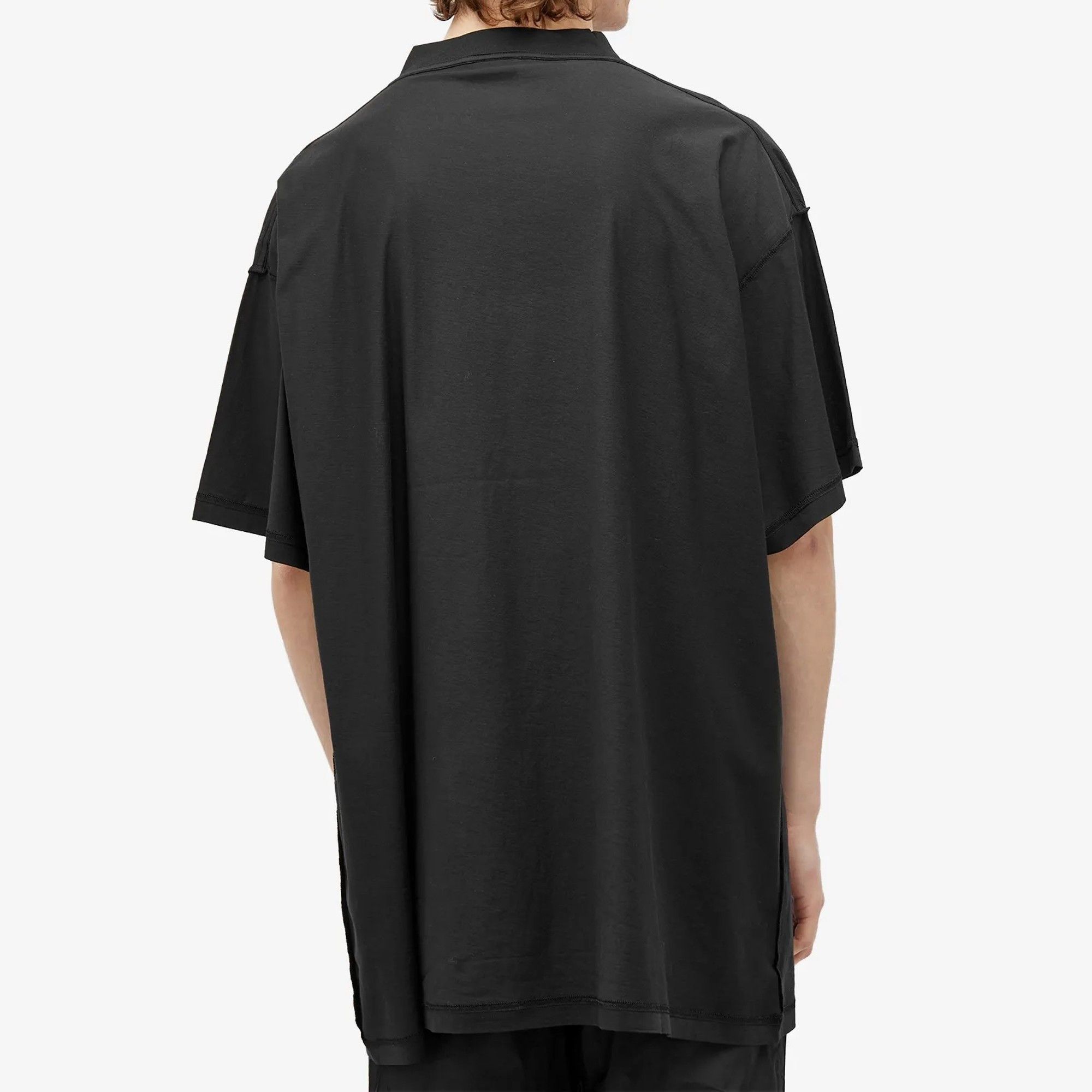 Balenciaga o1mt1gz0525 Inside-Out BB Classic T-Shirt Oversized Black Size US L / EU 52-54 / 3 - 3 Thumbnail