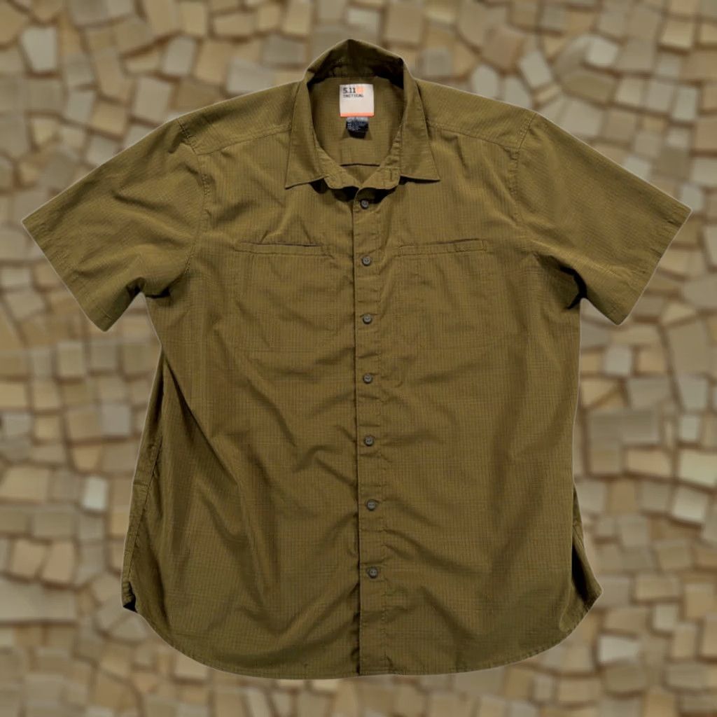 Vintage 5.11 Tactical Shirt Adult XL Green Ripstop Outdoor Workwear Mens Size US XL / EU 56 / 4 - 1 Thumbnail