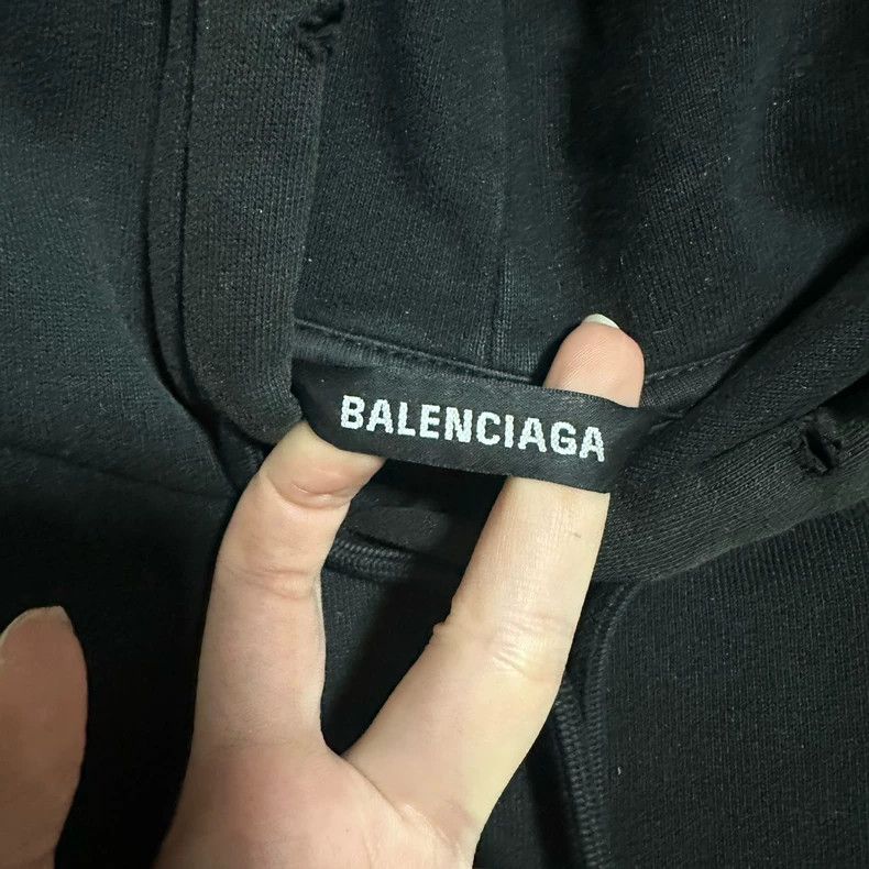 Balenciaga Balenciaga Letter print hooded pullover long sleeve sweatsh Size US XS / EU 42 / 0 - 4 Thumbnail