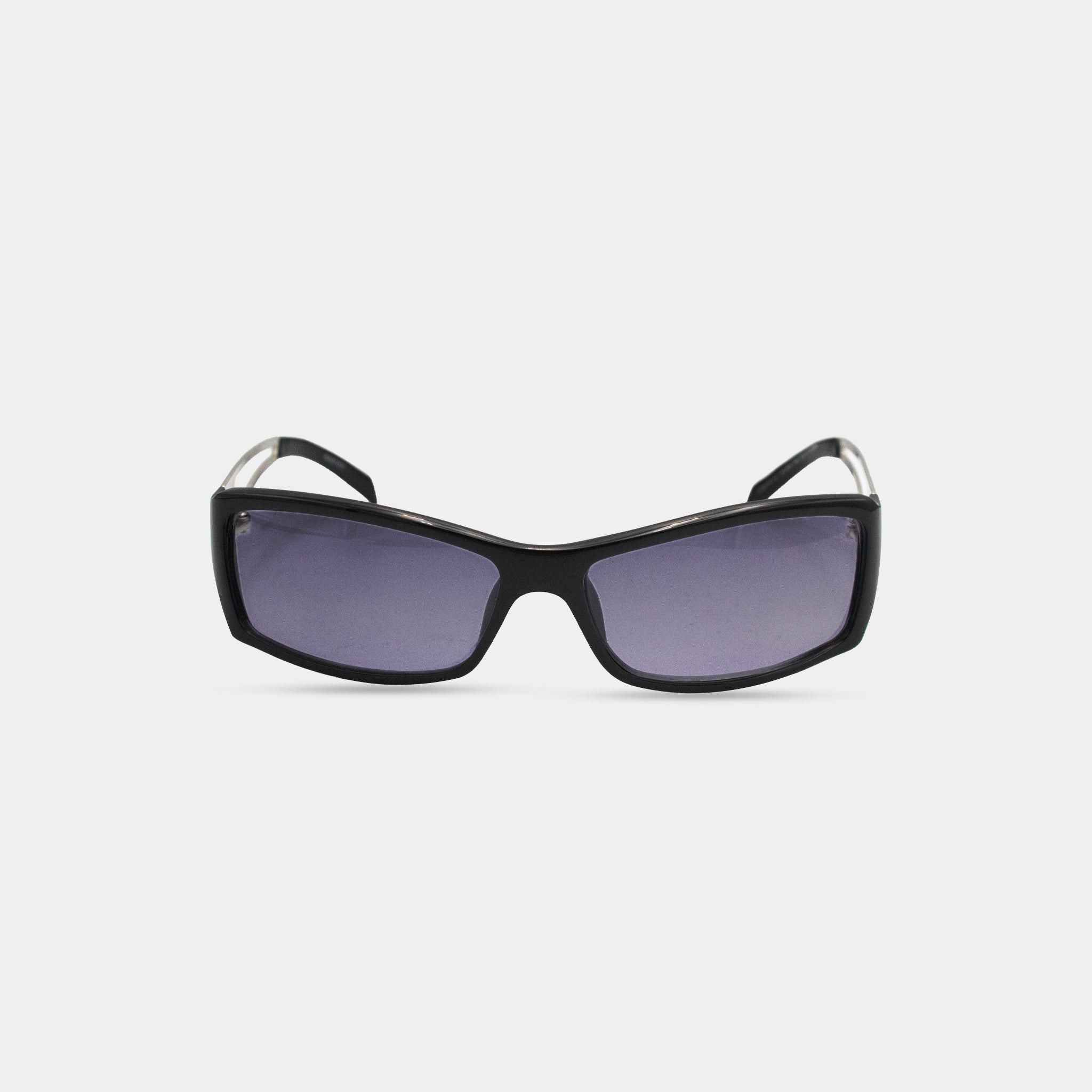 Gucci Metallic Black Lens Sunglasses