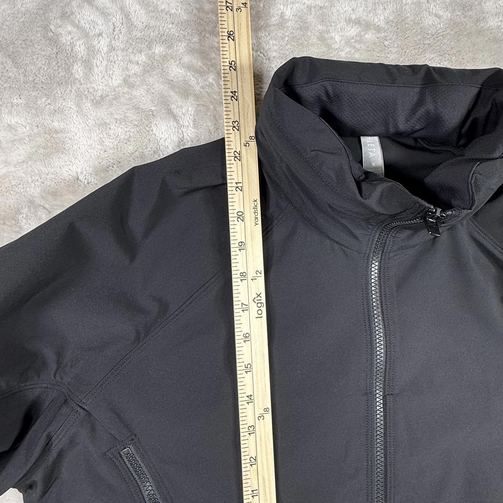 Other Athleta Jacket Women's S Black Stay Fly Windbreaker Size S / US 4 / IT 40 - 8 Thumbnail