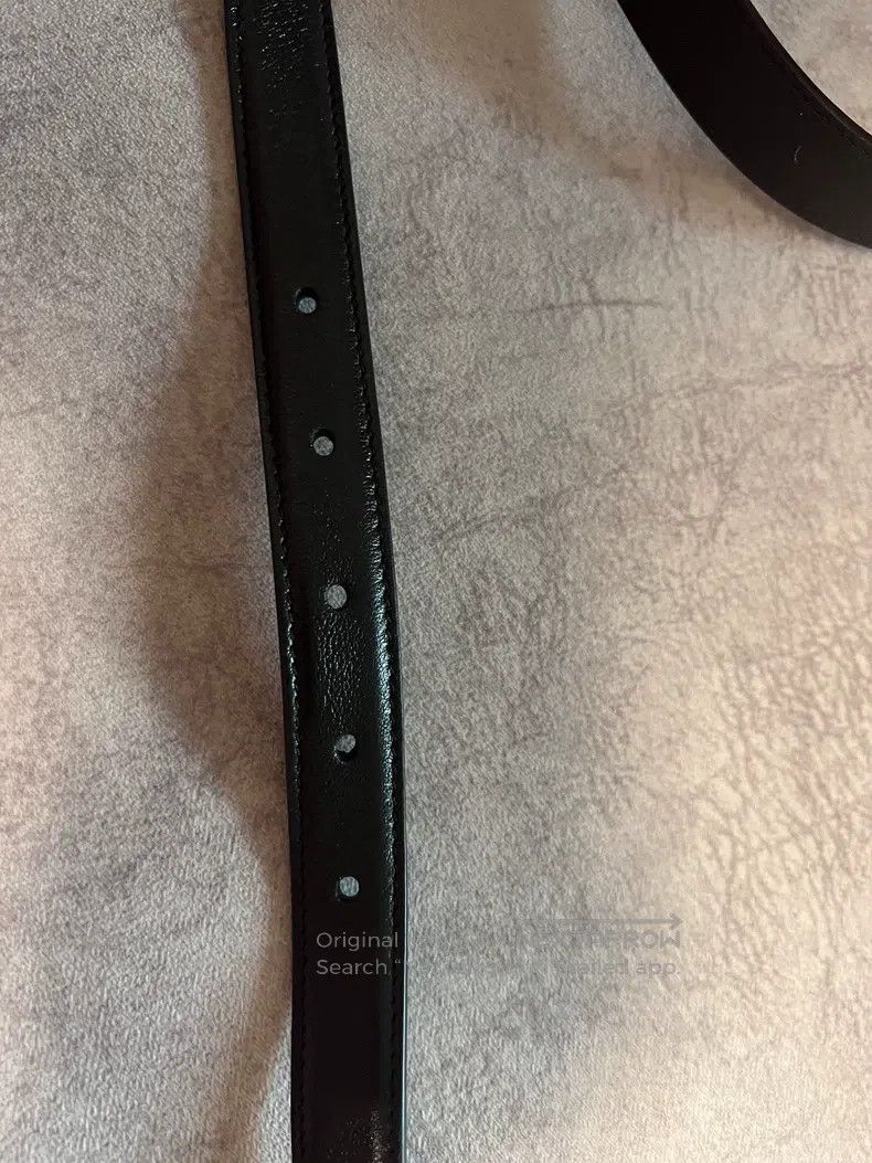 Saint Laurent Paris Saint Laurent Paris size 80 Square buckle black belt, belt Size ONE SIZE - 5 Thumbnail