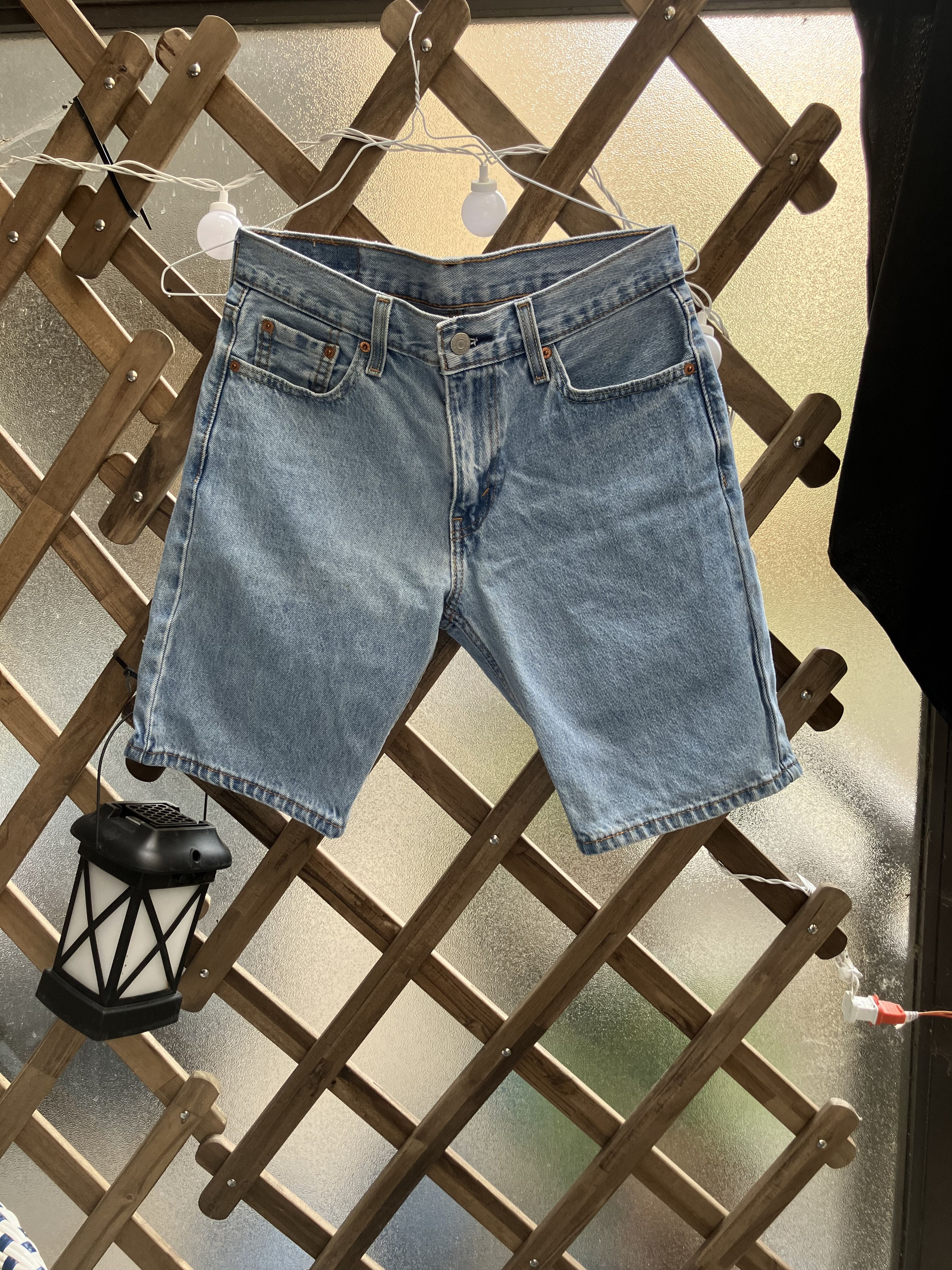 Levi's Levi Strauss & Co 405 Blue Denim Jean Shorts Size US 30 / EU 46 - 1 Thumbnail