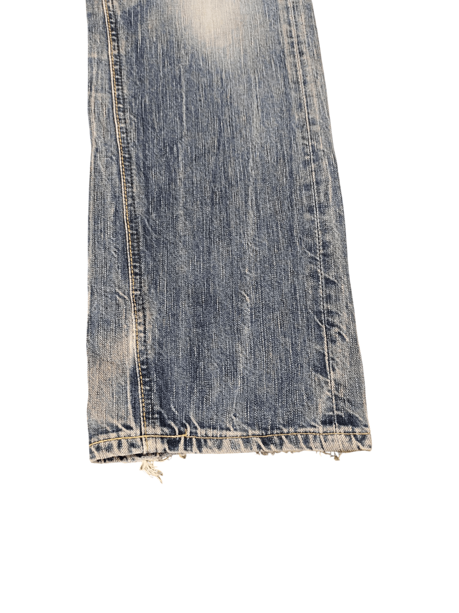If Six Was Nine Vintage Edwin 503 Distress Faded Clawmark Denim Jeans Size US 29 - 6 Thumbnail