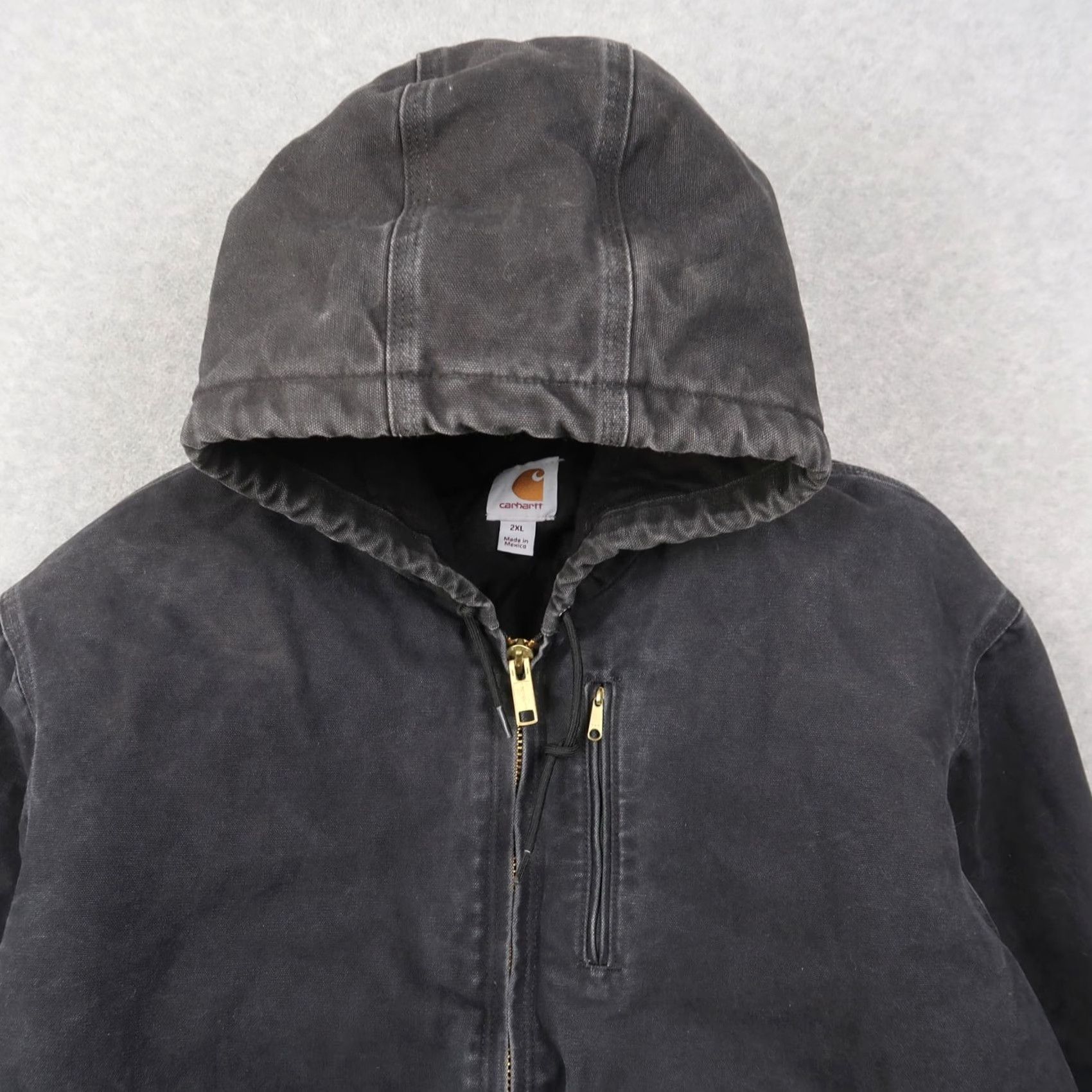 Carhartt VINTAGE Carhartt 101540 001 Washed Faded Black Sandstone Canvas Work Jacket Mens 2XL XXL Size US XXL / EU 58 / 5 - 3 Thumbnail