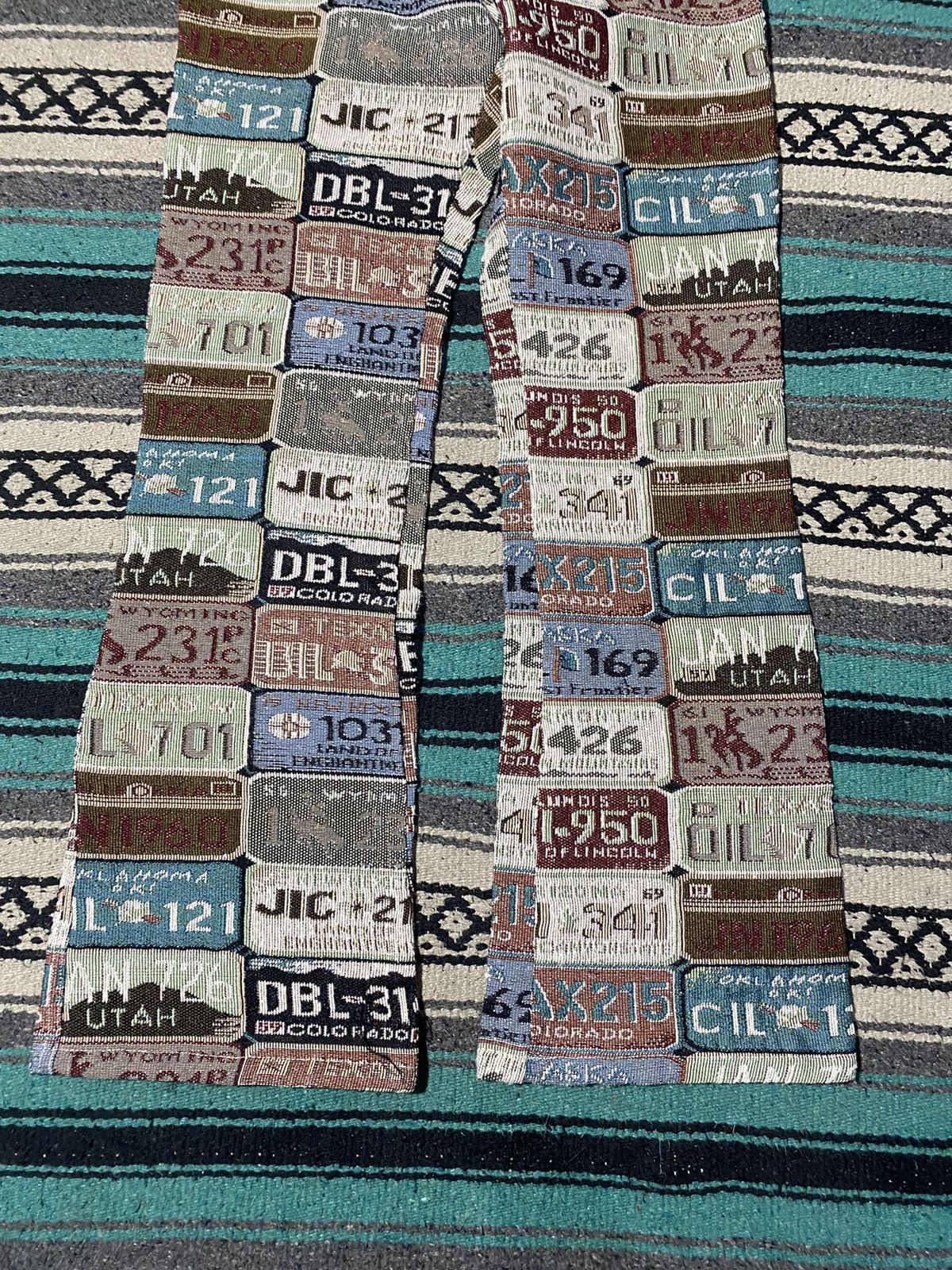 Hysteric Glamour 2000s Algonquins - Vintage Cotton Flared Pants Size US 29 - 4 Thumbnail