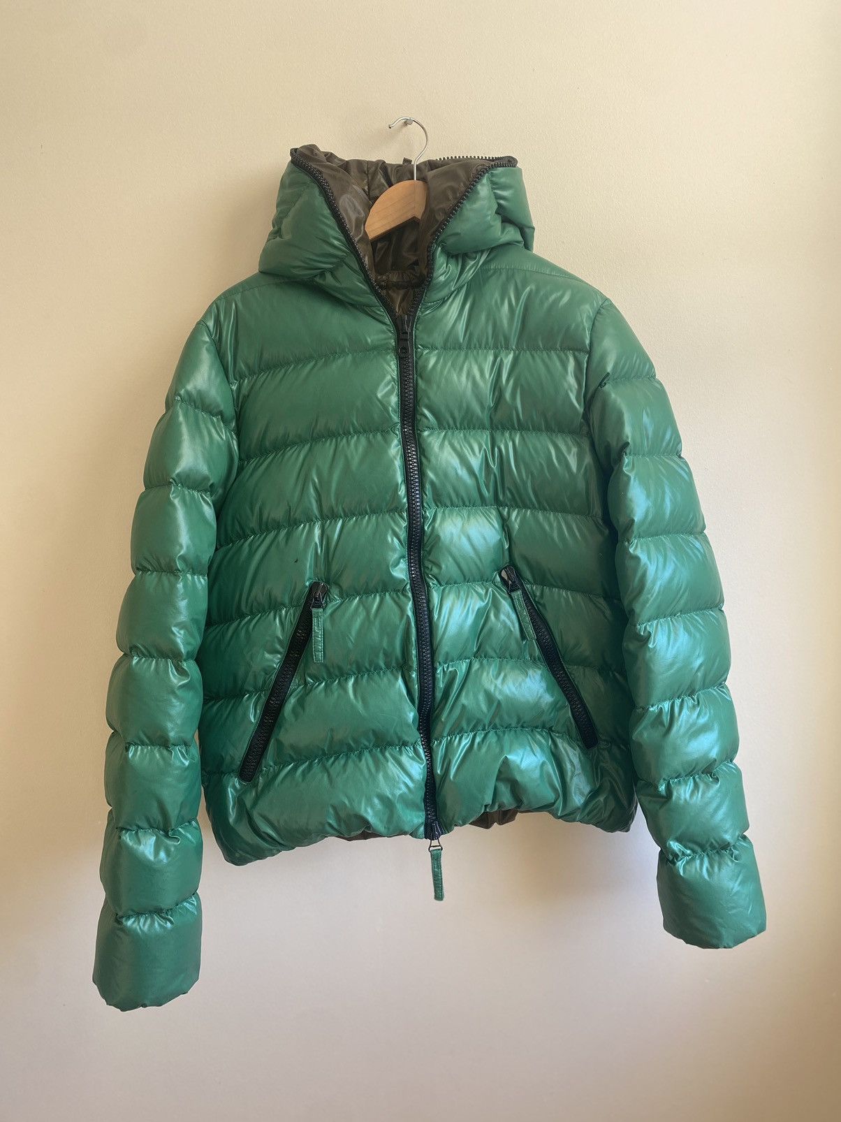 Duvetica Duvetica Full Zip Puffer Down Jacket Green Size US L / EU 52-54 / 3 - 4 Thumbnail
