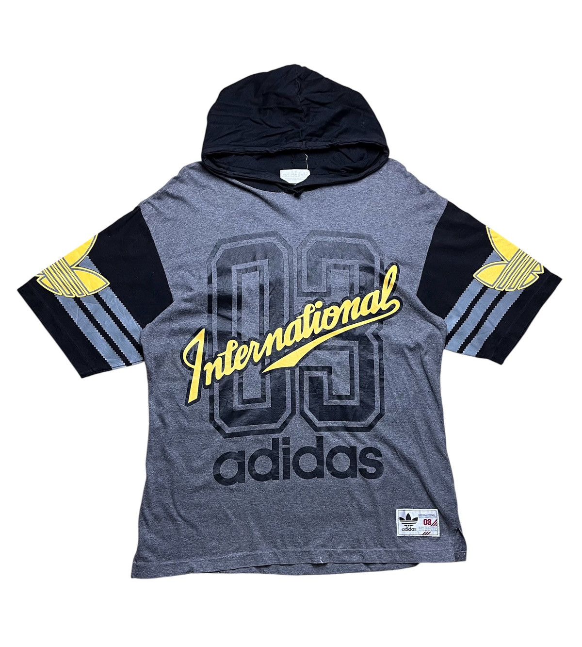 Vintage 90s Adidas t shirts hoodie Run DMc style