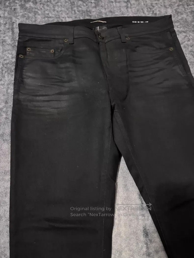 Saint Laurent Paris Saint Laurent Paris Cat Claw Coated Wax Finished Basic Den Size US 33 - 3 Thumbnail