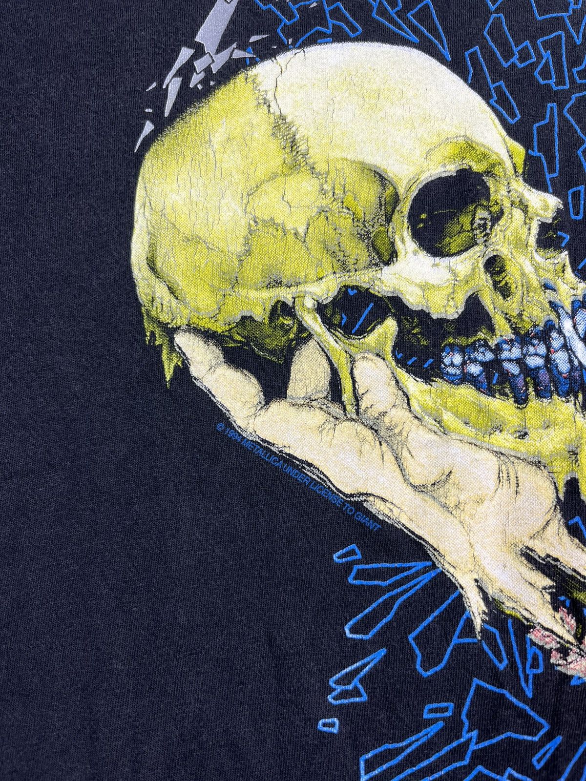Metallica Vintage 1994 Metallica Skull Tee Music Max Log Shop Size US XL / EU 56 / 4 - 7 Thumbnail