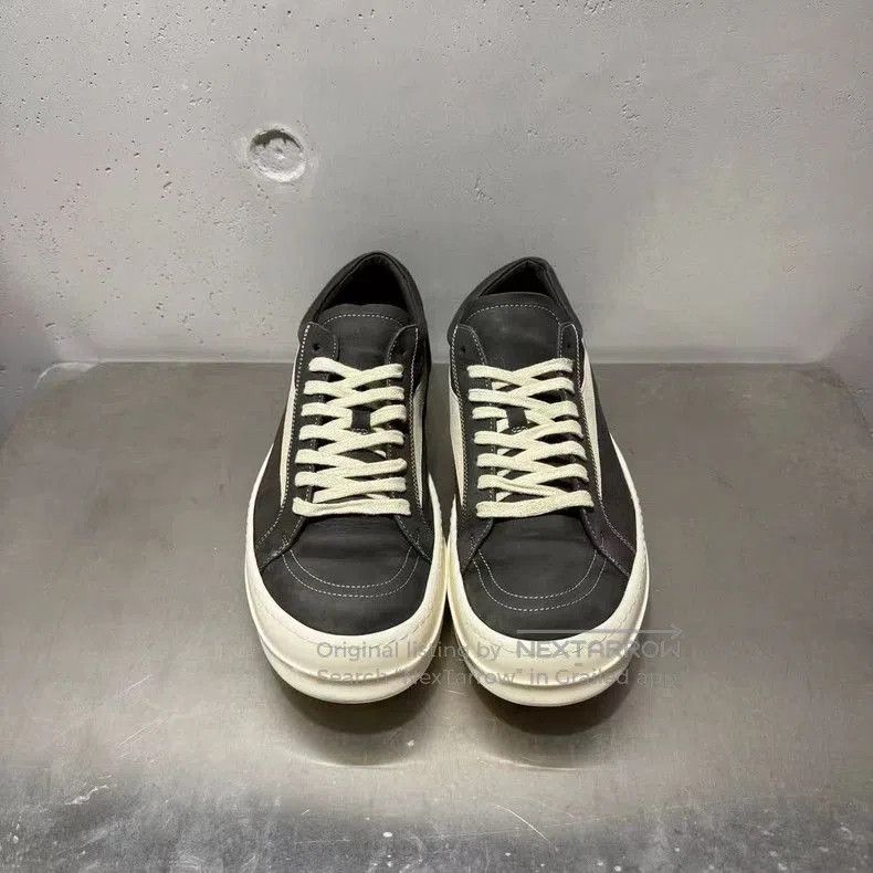 Rick Owens Rick Owens Ro vans Matte Leather Sneakers. Size US 10 / EU 43 - 2 Thumbnail