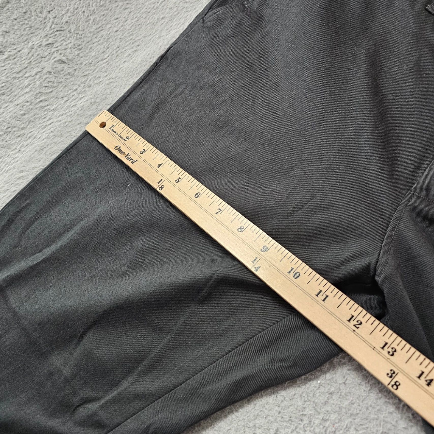 J.Crew J.CREW Chino Pants Mens 35x30 Dark Green Stretch Waist 35 Regular Straight Front Pockets Casual Preppy Size US 35 - 7 Thumbnail