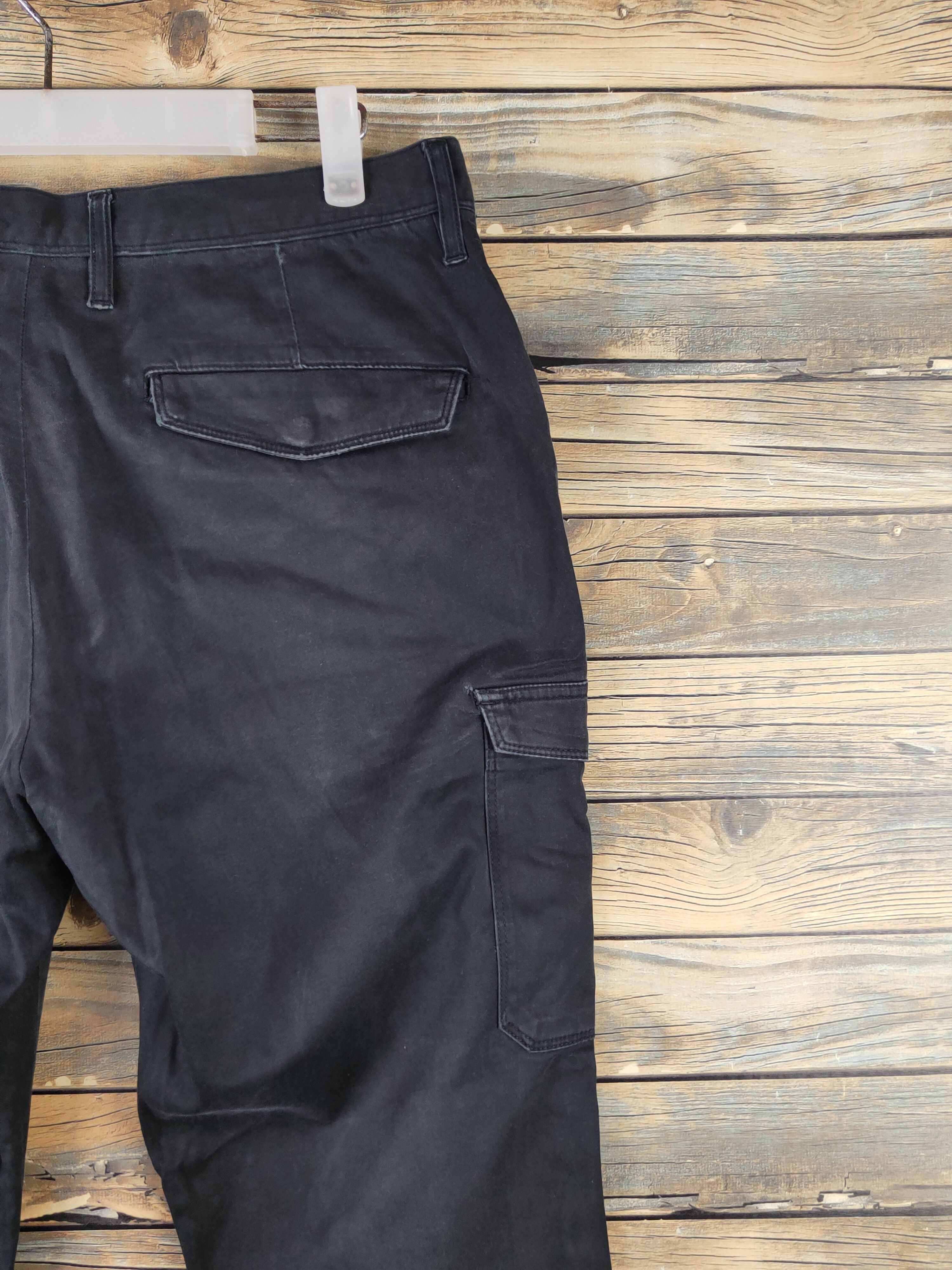 Japanese Brand DL Japanese Brand Black Multipocket Cargo Pants #1947 Size US 34 / EU 50 - 10 Thumbnail