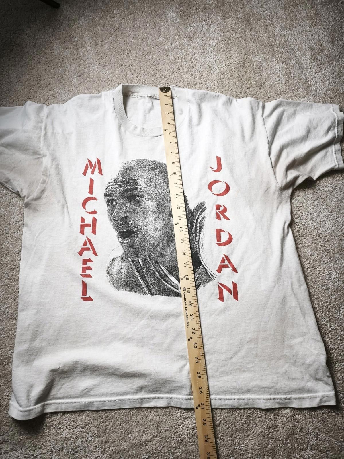 The Unbranded Brand michael jordan bulls t shirt L Large 90s Single Stitch Hem Size US L / EU 52-54 / 3 - 8 Thumbnail