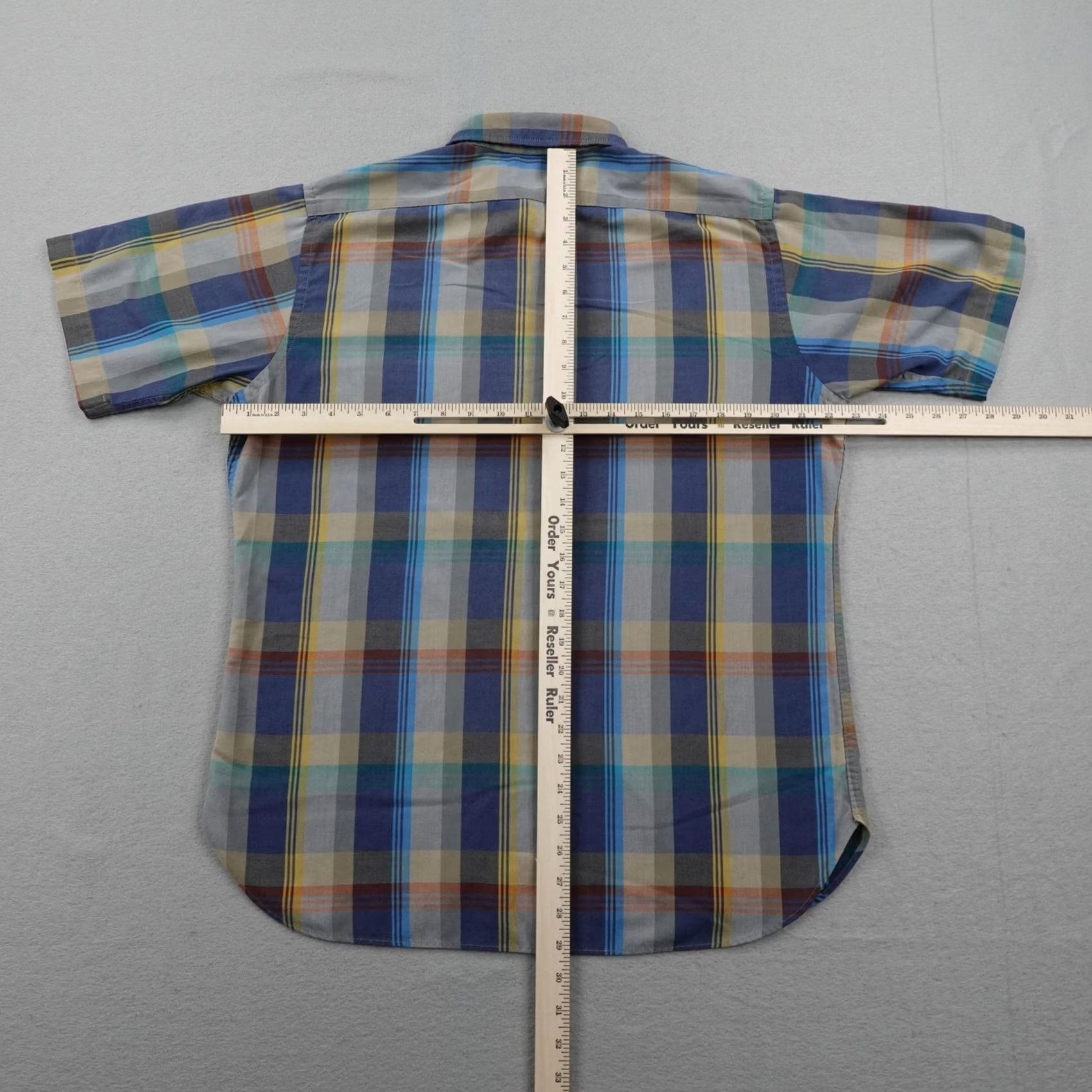 Pendleton VINTAGE Pendleton Shirt Mens L Blue Plaid 90s Button-Up Casual Workwear Pocketed Size US L / EU 52-54 / 3 - 3 Thumbnail