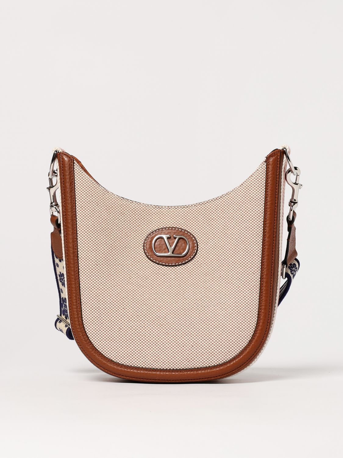 Valentino Valentino Garavani Shoulder Bag Men Beige Size ONE SIZE - 1 Thumbnail