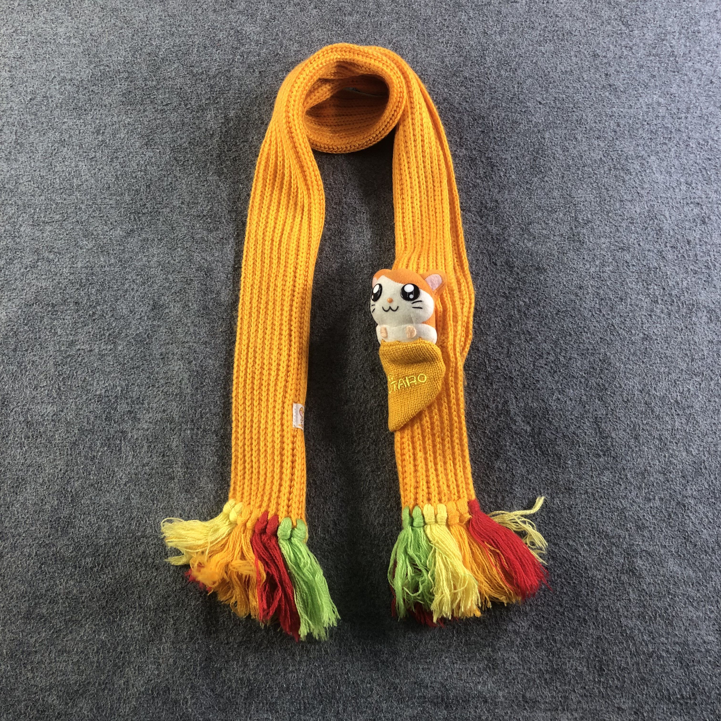 Anime Hamutaro Characters Knit Scarf Muffler V1945 Size ONE SIZE - 1 Thumbnail