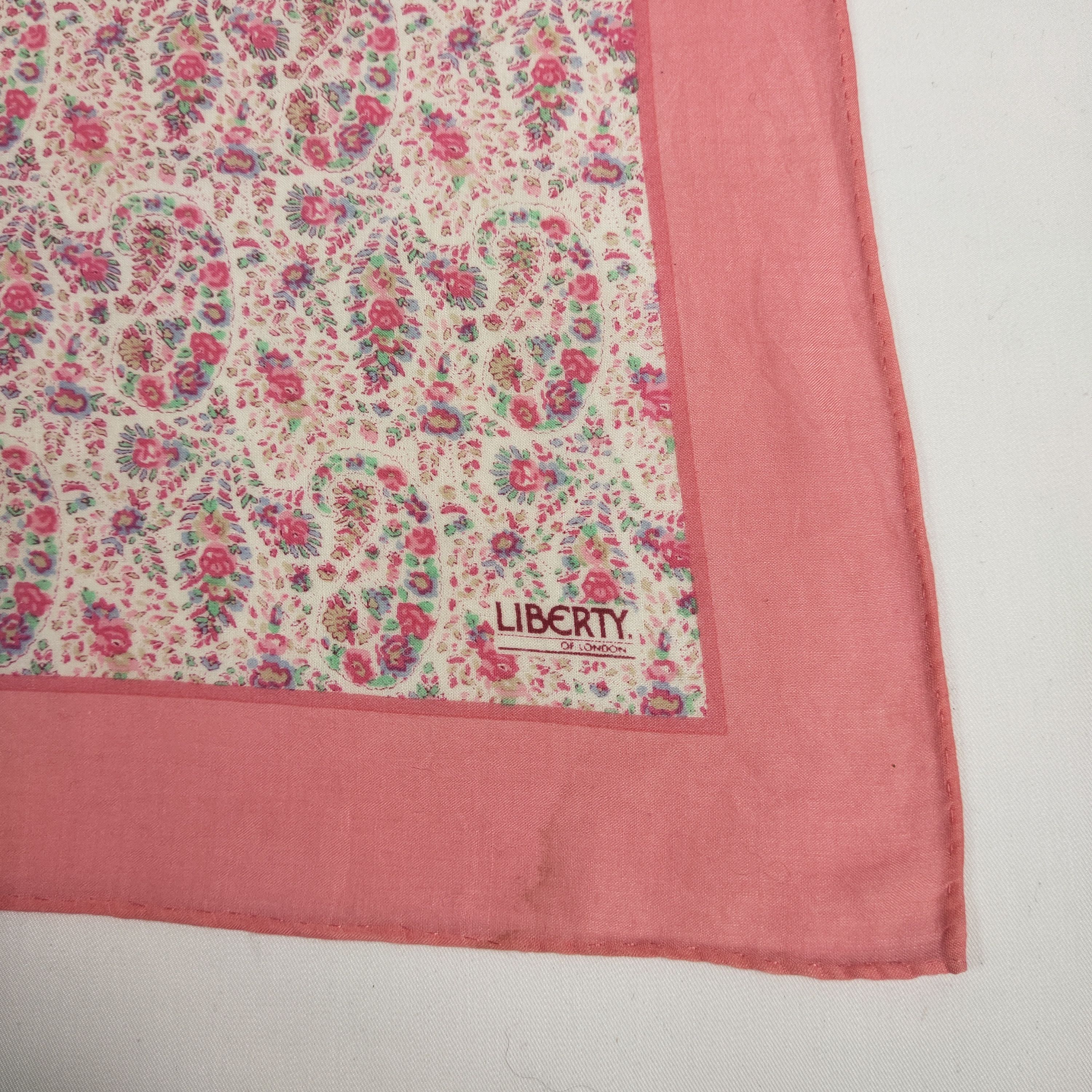 Liberty × Vintage Liberty Handkerchief / Neckerchief / Bandana FZ442 Size ONE SIZE - 5 Thumbnail