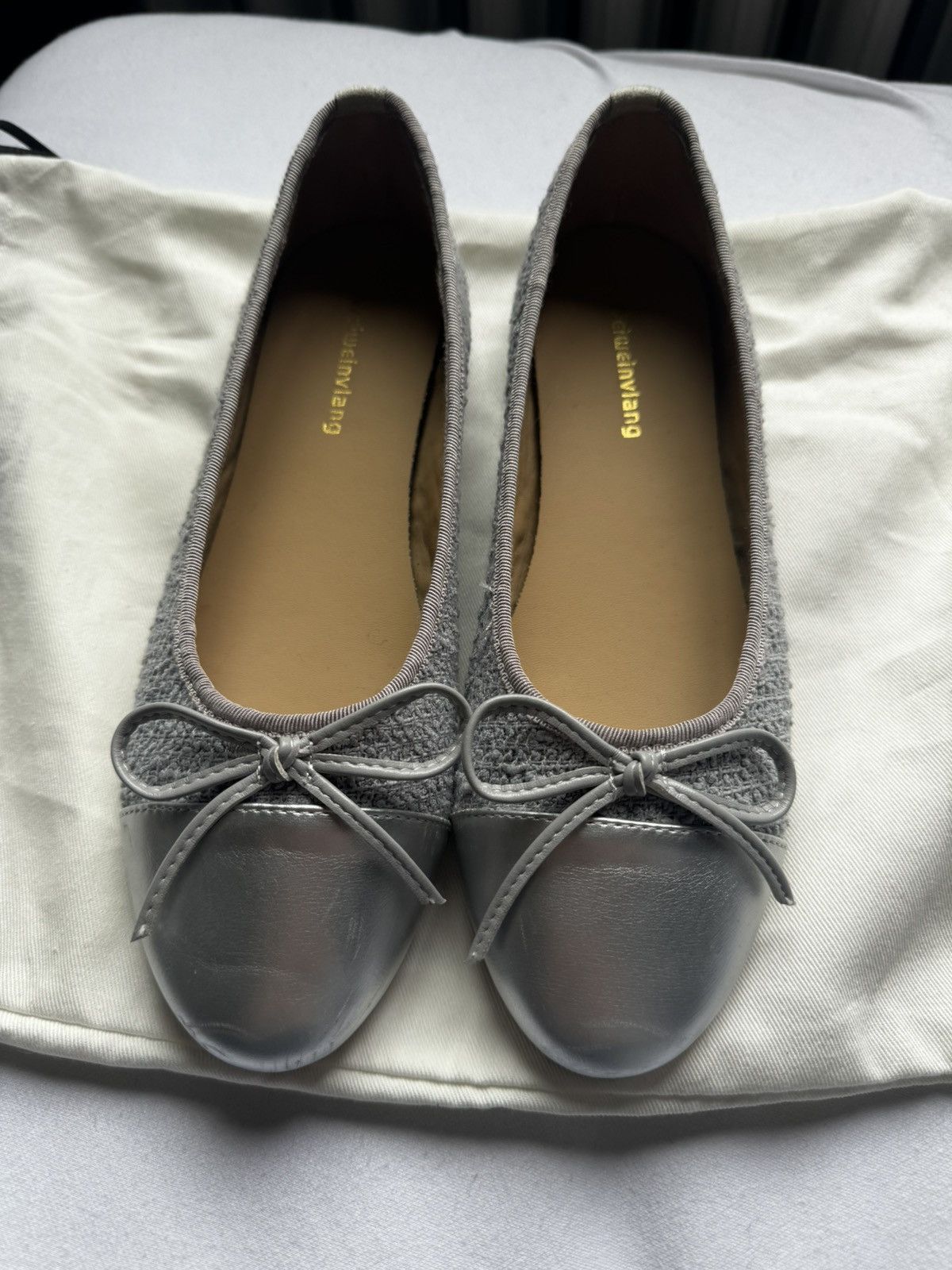 Other Blue tweed flats Size US 6 / IT 36 - 2 Thumbnail