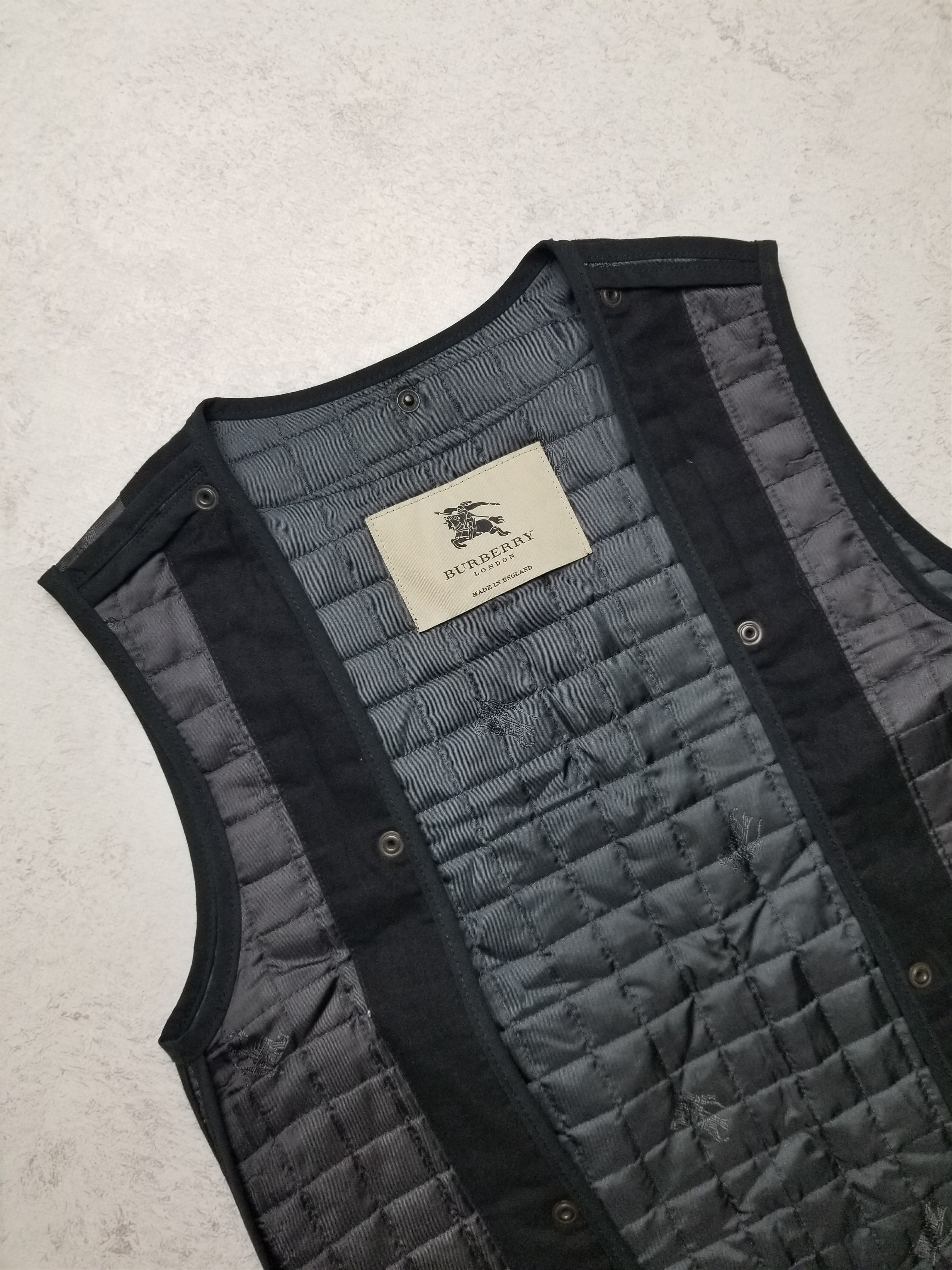 Burberry Burberry Womens Blue Quilted Inner Liner Vest Size ONE SIZE - 10 Thumbnail