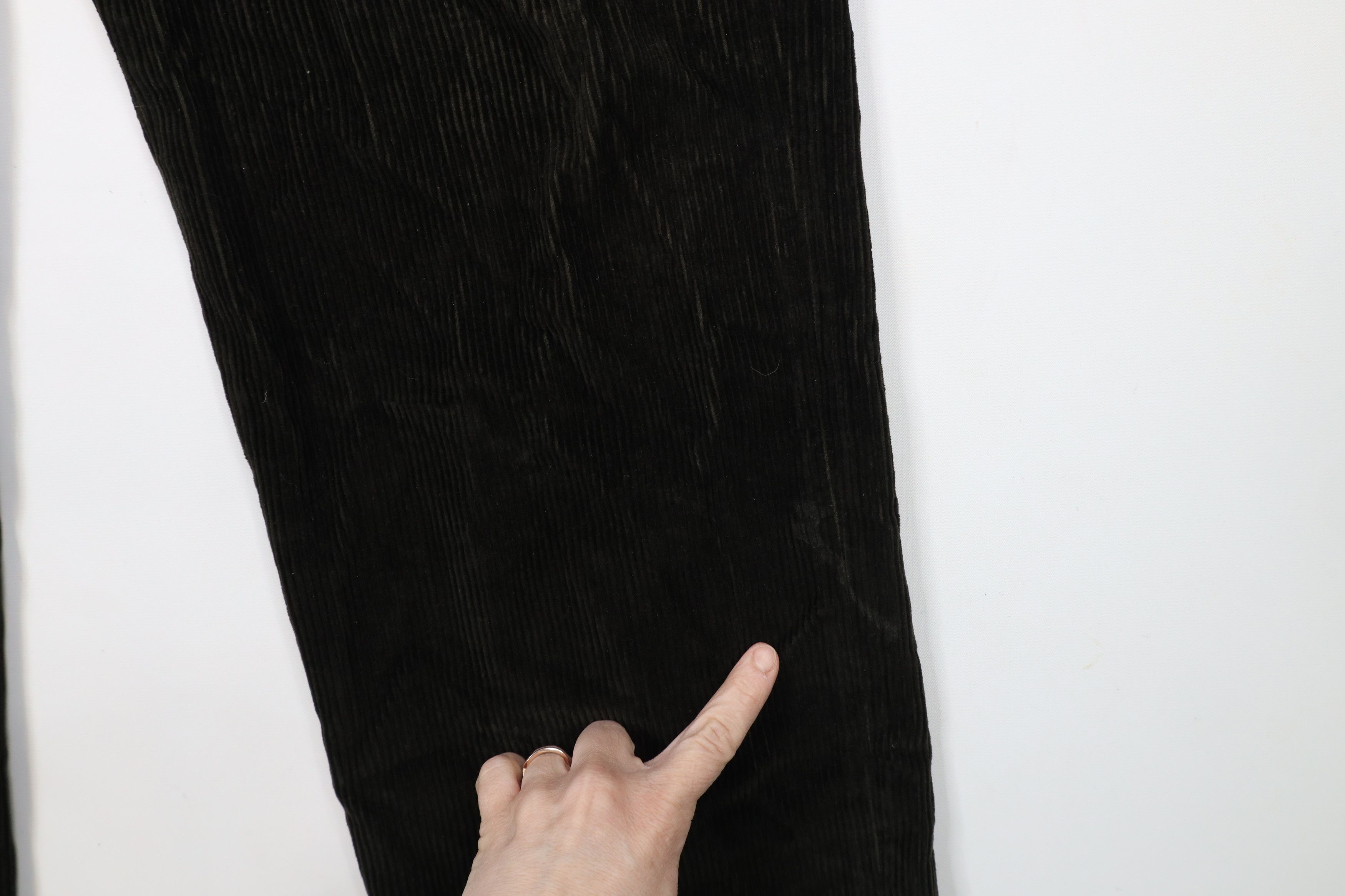 Nautica × Vintage Vintage Nautica Pleated Wide Leg Corduroy Pants Dark Green Size US 36 / EU 52 - 5 Thumbnail