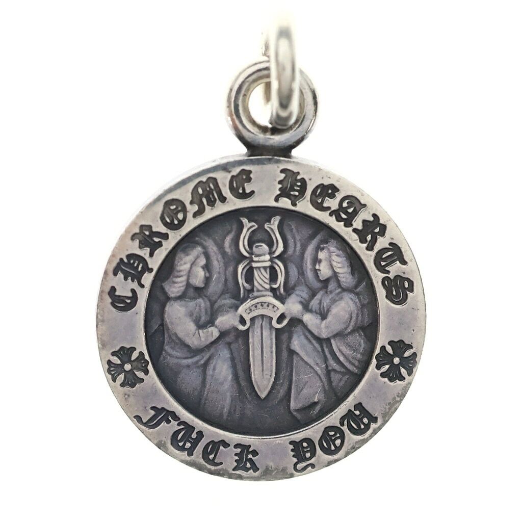 Chrome Hearts Chrome Hearts Angel Medal Necklace Charm V1 | Grailed
