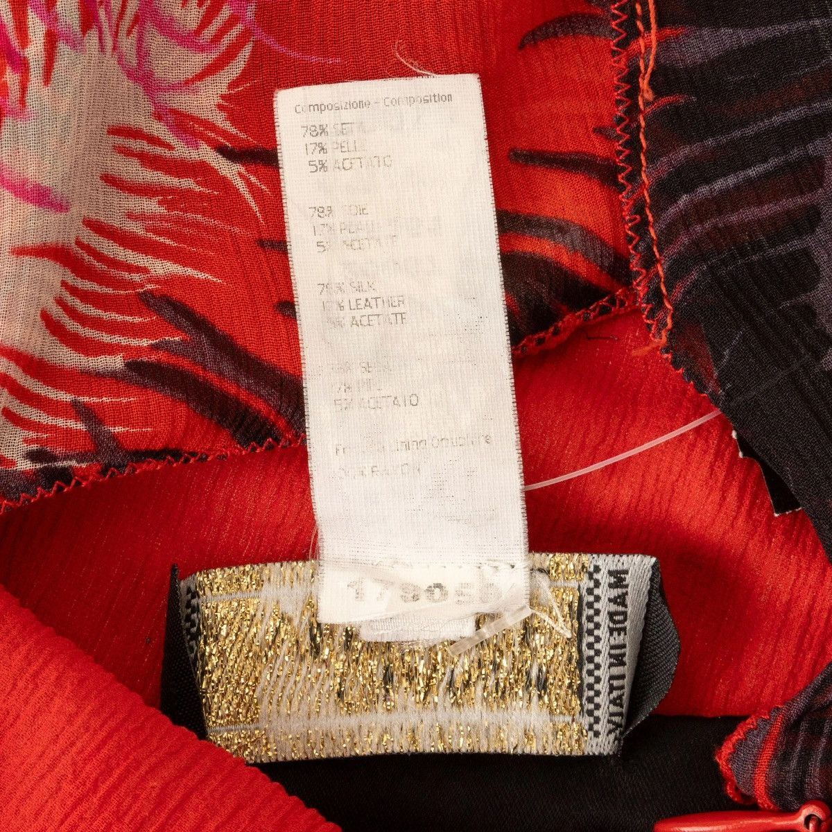 Versace Vintage Gianni Versace Feather Print Halter Dress 2001 Size M / US 6-8 / IT 42-44 - 9 Thumbnail
