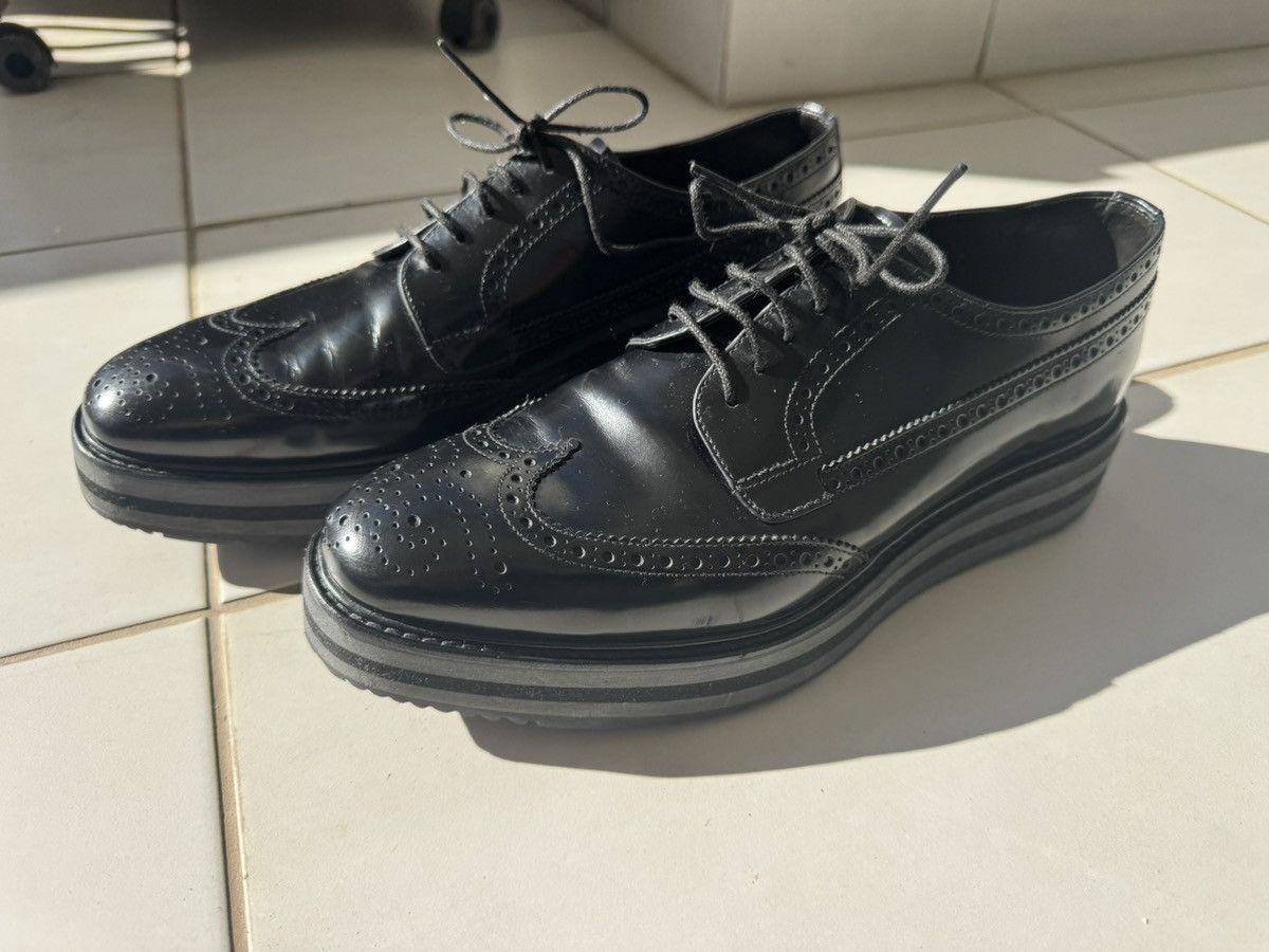 Prada PRADA BROGUE SHOES Size US 8 / EU 41 - 7 Thumbnail