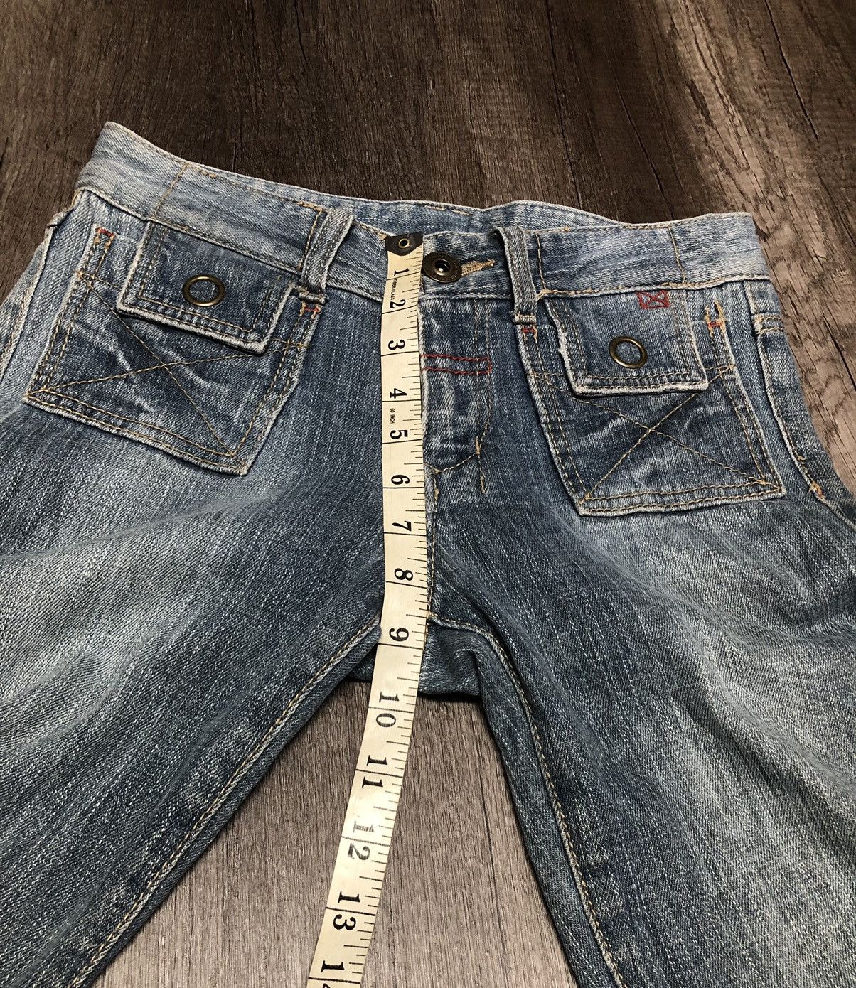 Japanese Brand × Vintage Japanese Brand Denim Bush Pant Design Size 28" / US 6 / IT 42 - 4 Thumbnail