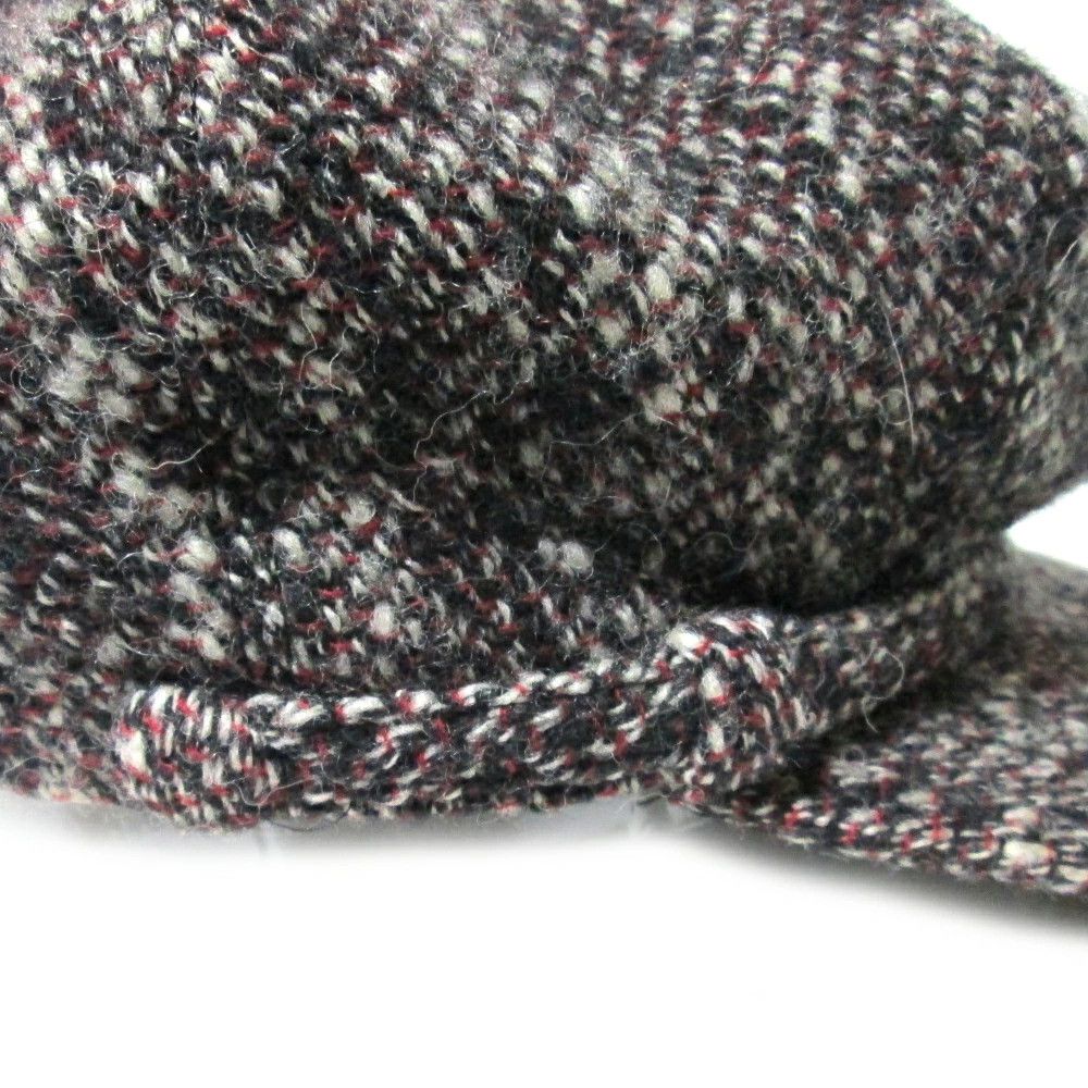 Yohji Yamamoto Yohji Yamamoto Pour Homme Tweed Wool Casquette Size ONE SIZE - 4 Thumbnail