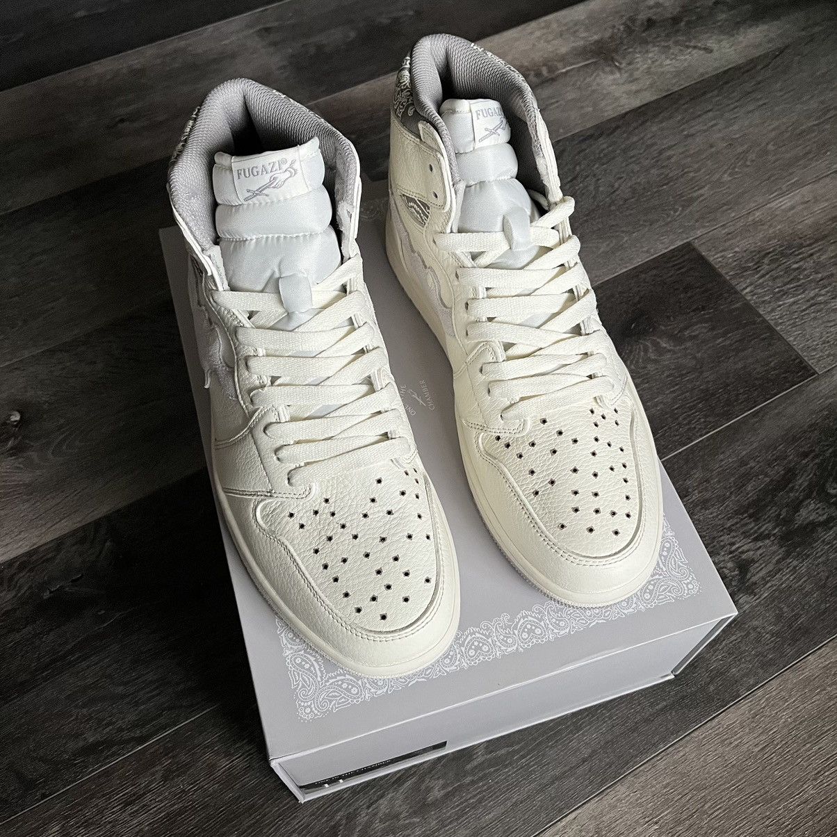 Fugazi New Fugazi One in The Chamber High White/Grey Shoes Size 11 Size US 11 / EU 44 - 2 Thumbnail