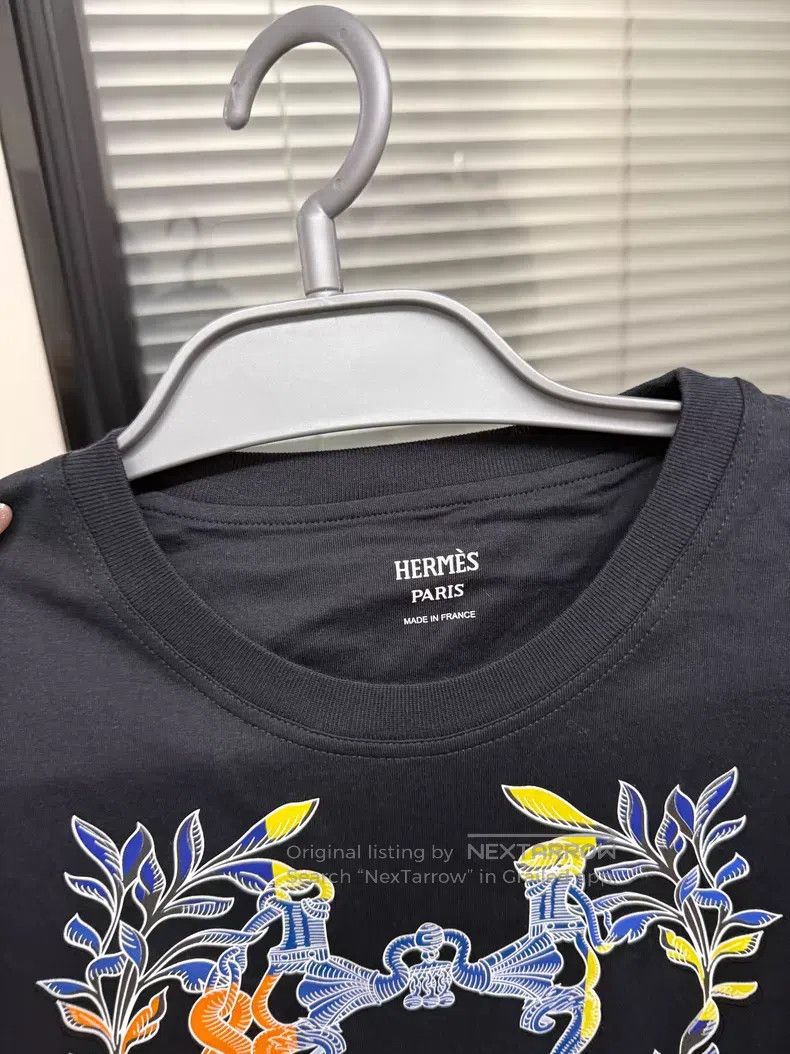Hermes Hermes Horseman Knight H Letter Short Sleeve Size M / US 6-8 / IT 42-44 - 3 Thumbnail