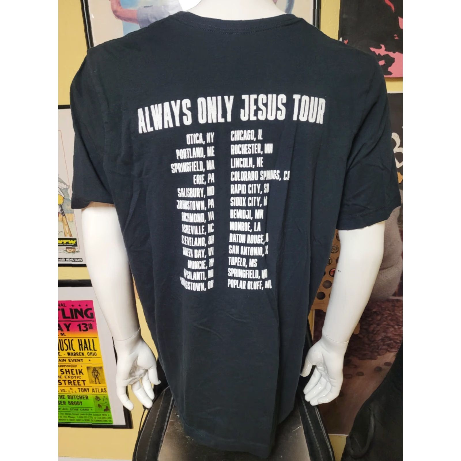 Vintage MercyMe Always 2023 Tour T Shirt 2XL XXL MercyMe Shirts Shirt Mens Black 90s Music Concert Tour T-Shirt Size US XXL / EU 58 / 5 - 3 Thumbnail